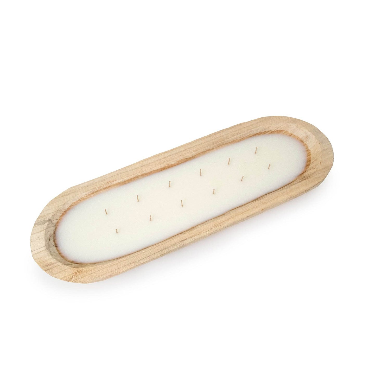 Paulownia Wood Tray Candle - My American Goods
