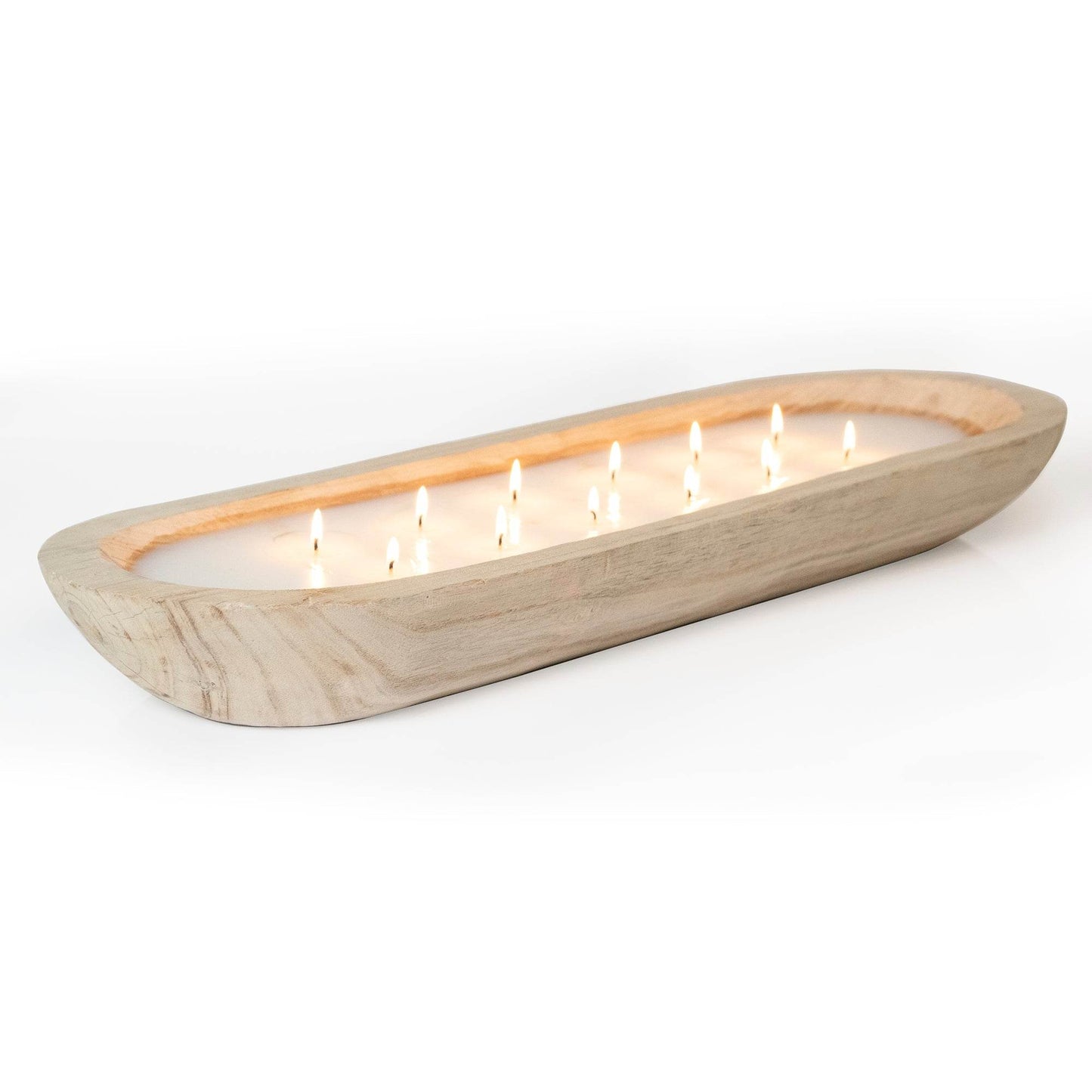 Paulownia Wood Tray Candle - My American Goods