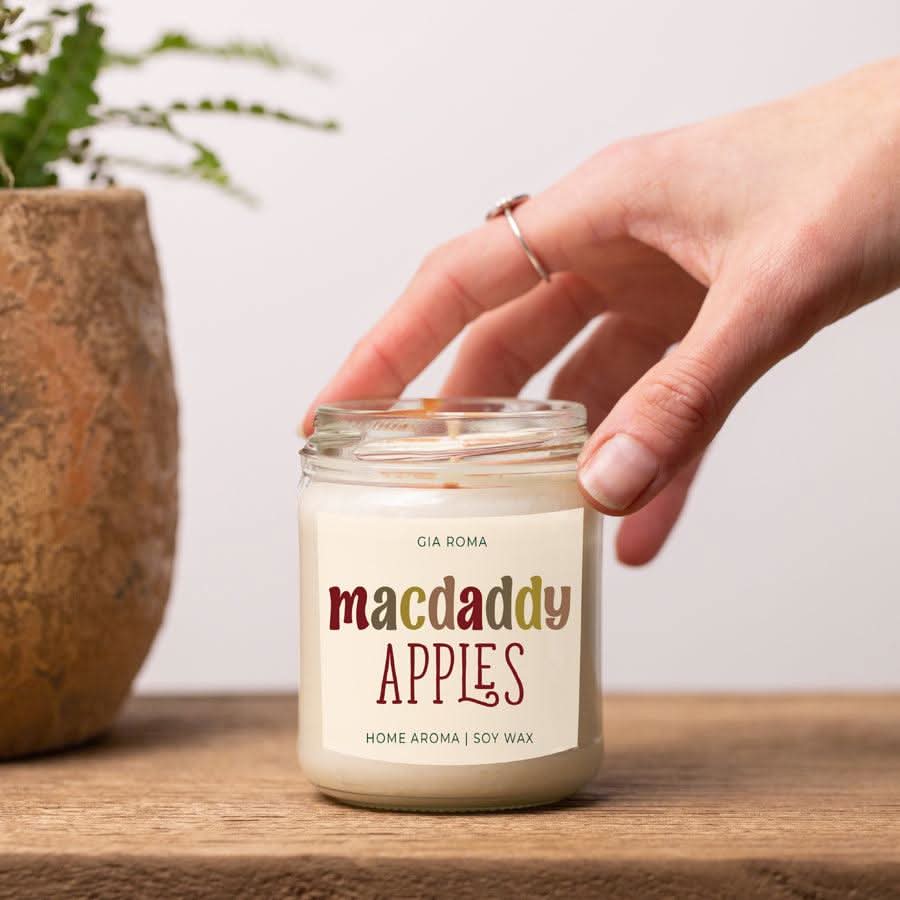 Mac Apple Candle - My American Goods