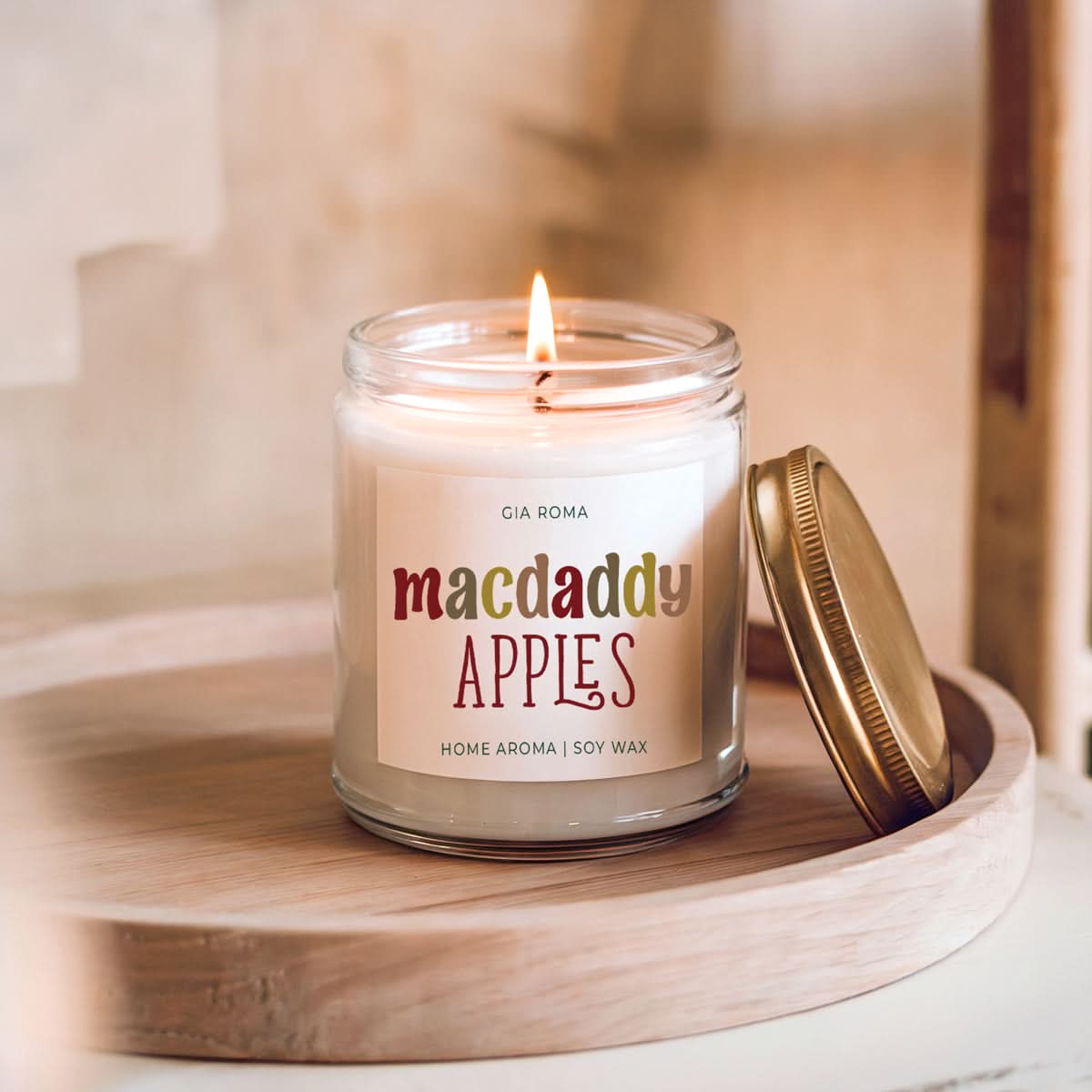 Mac Apple Candle - My American Goods