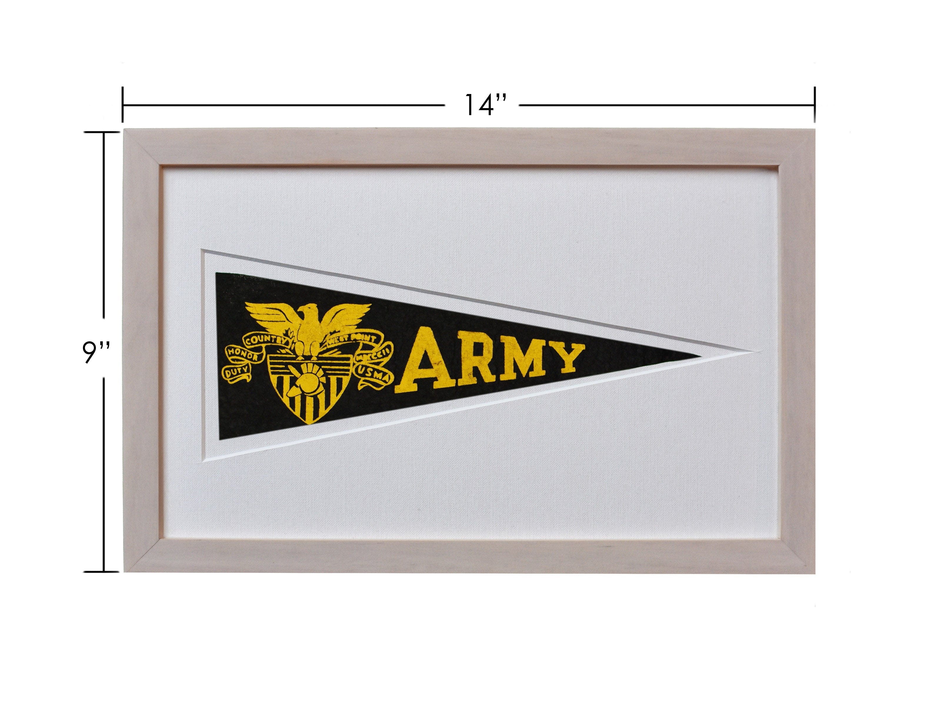 Vintage Army University Hormel Pennant - My American Goods