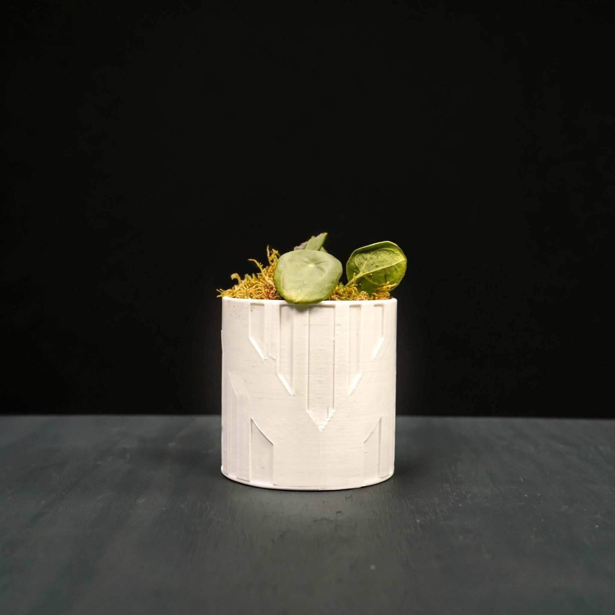 Rosebud HomeGoods Planter Art Deco Tower Planter