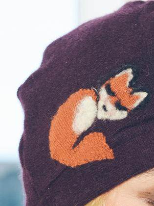 Sleeping Fox Cashmere Hat - Toddler - My American Goods