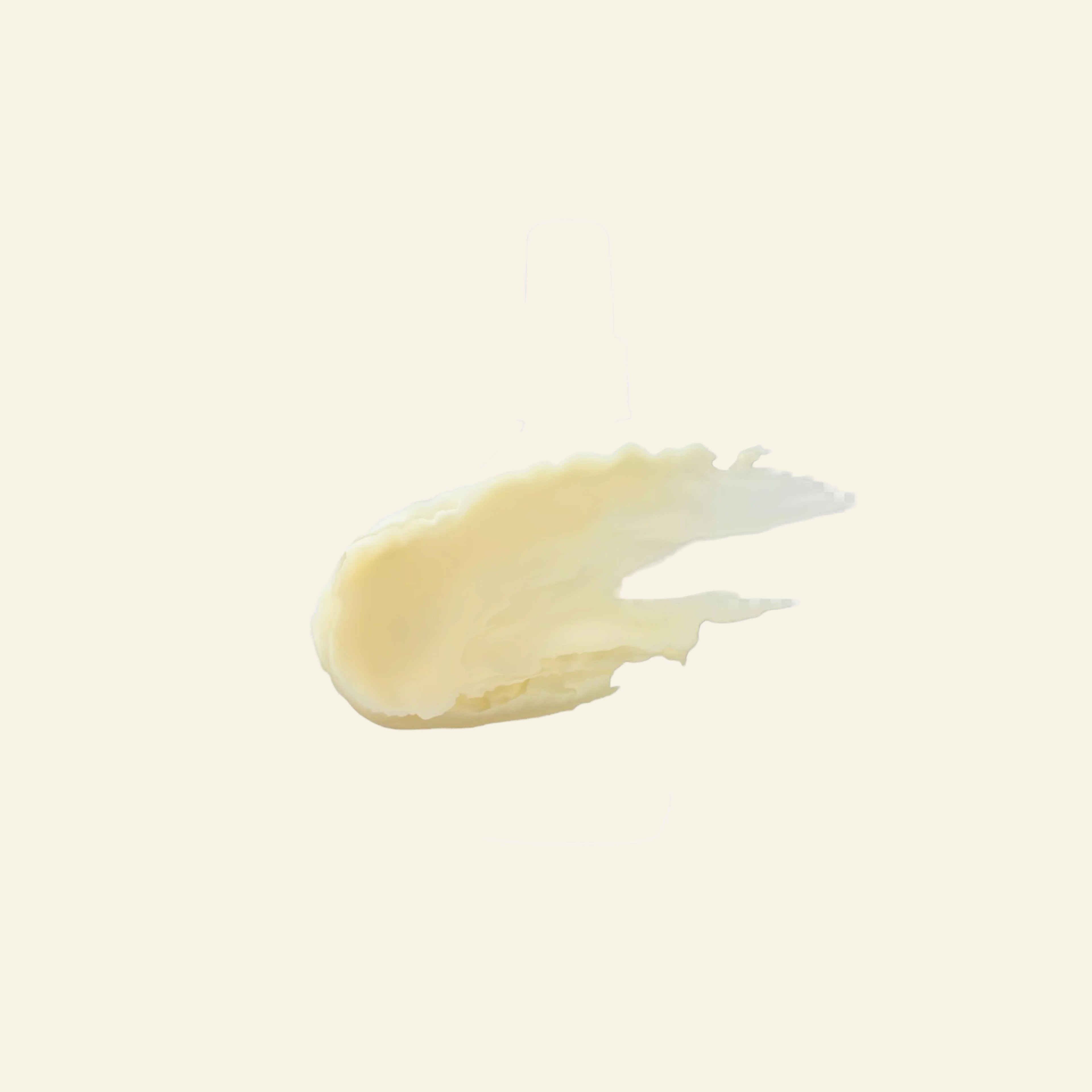 Small piece of white cheese on a white background