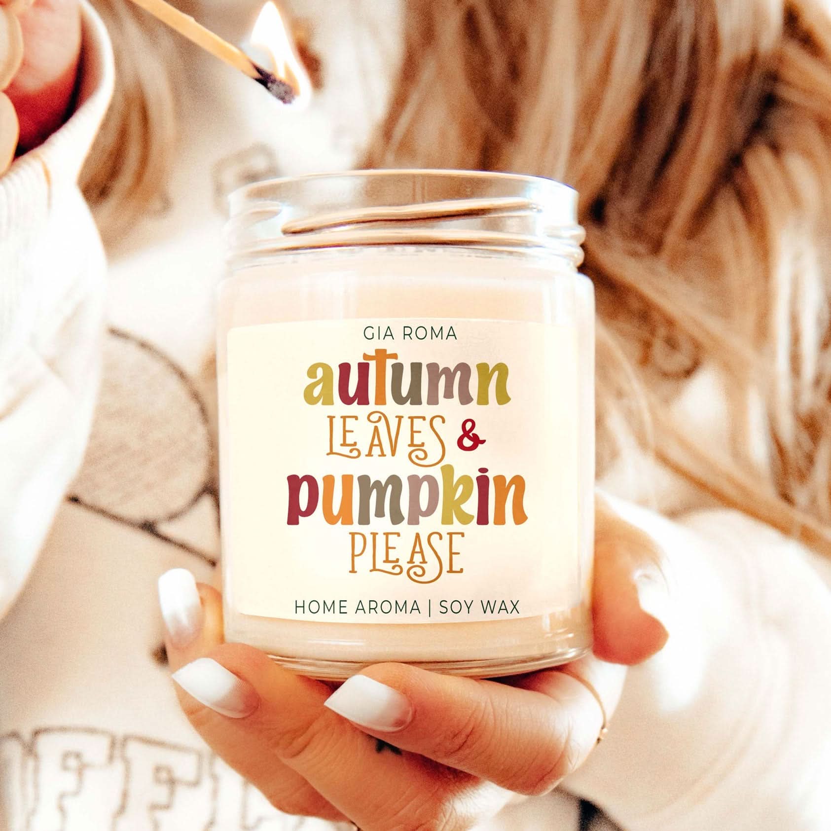 Gia Roma Candle Toasted Pumpkin Candle