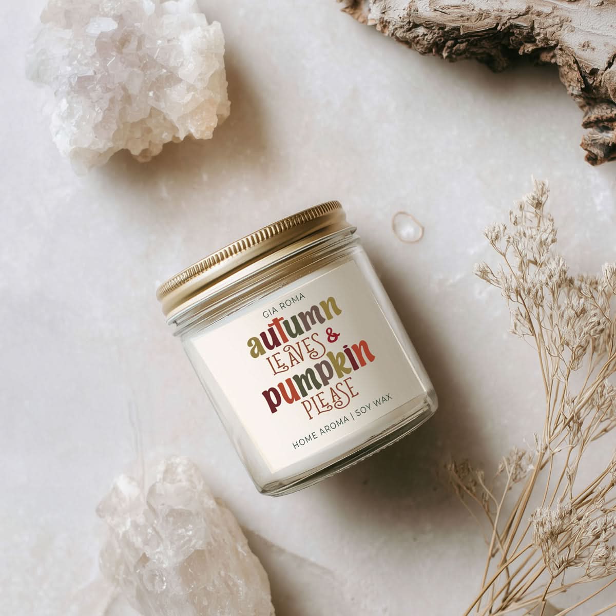 Gia Roma Candle Toasted Pumpkin Candle