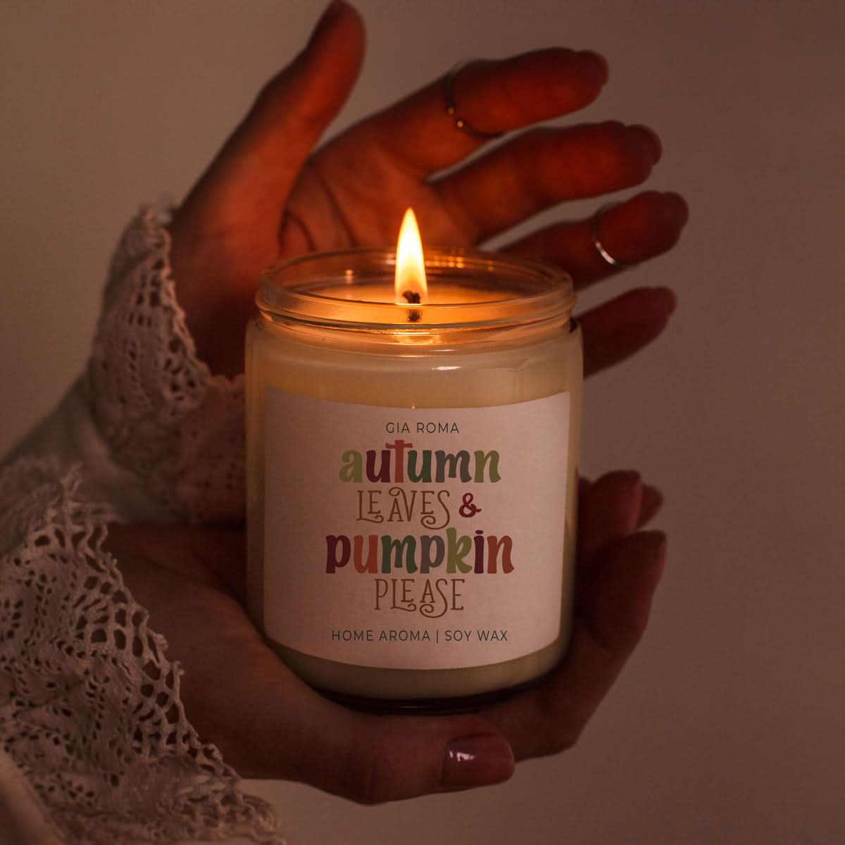 Gia Roma Candle Toasted Pumpkin Candle