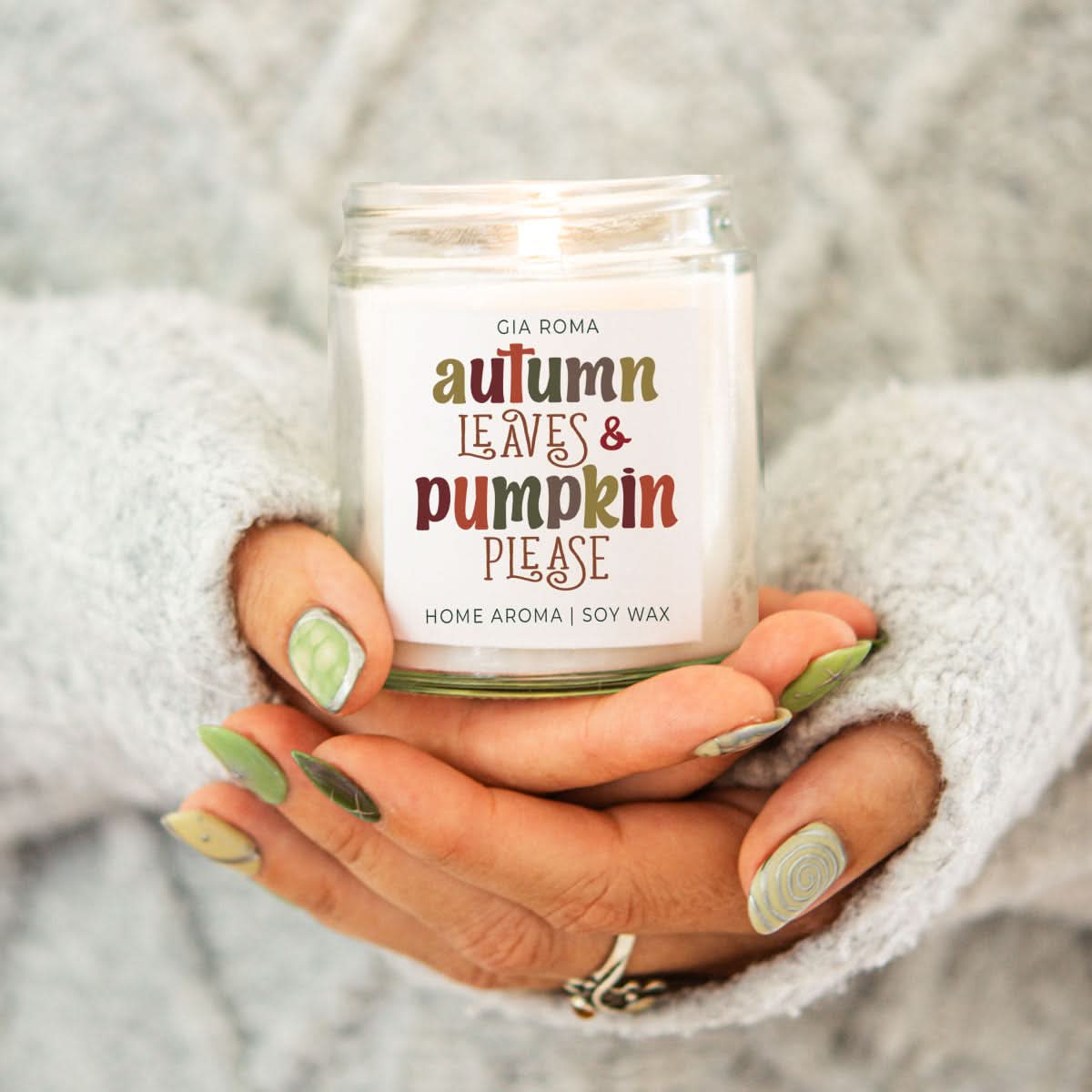 Gia Roma Candle Toasted Pumpkin Candle