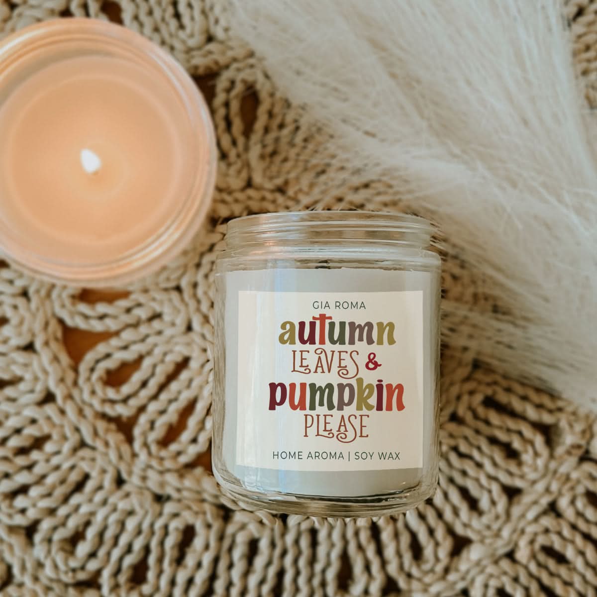 Gia Roma Candle Toasted Pumpkin Candle