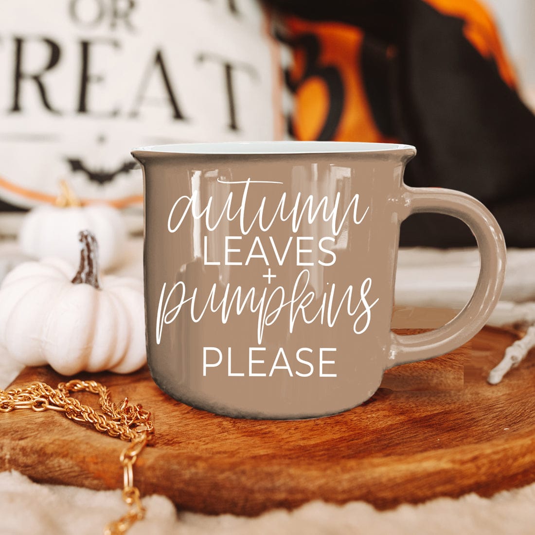 Gia Roma Coffee Mug Autumn Leaves Mug