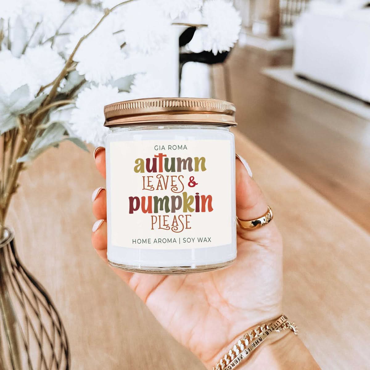 Gia Roma Candle Toasted Pumpkin Candle