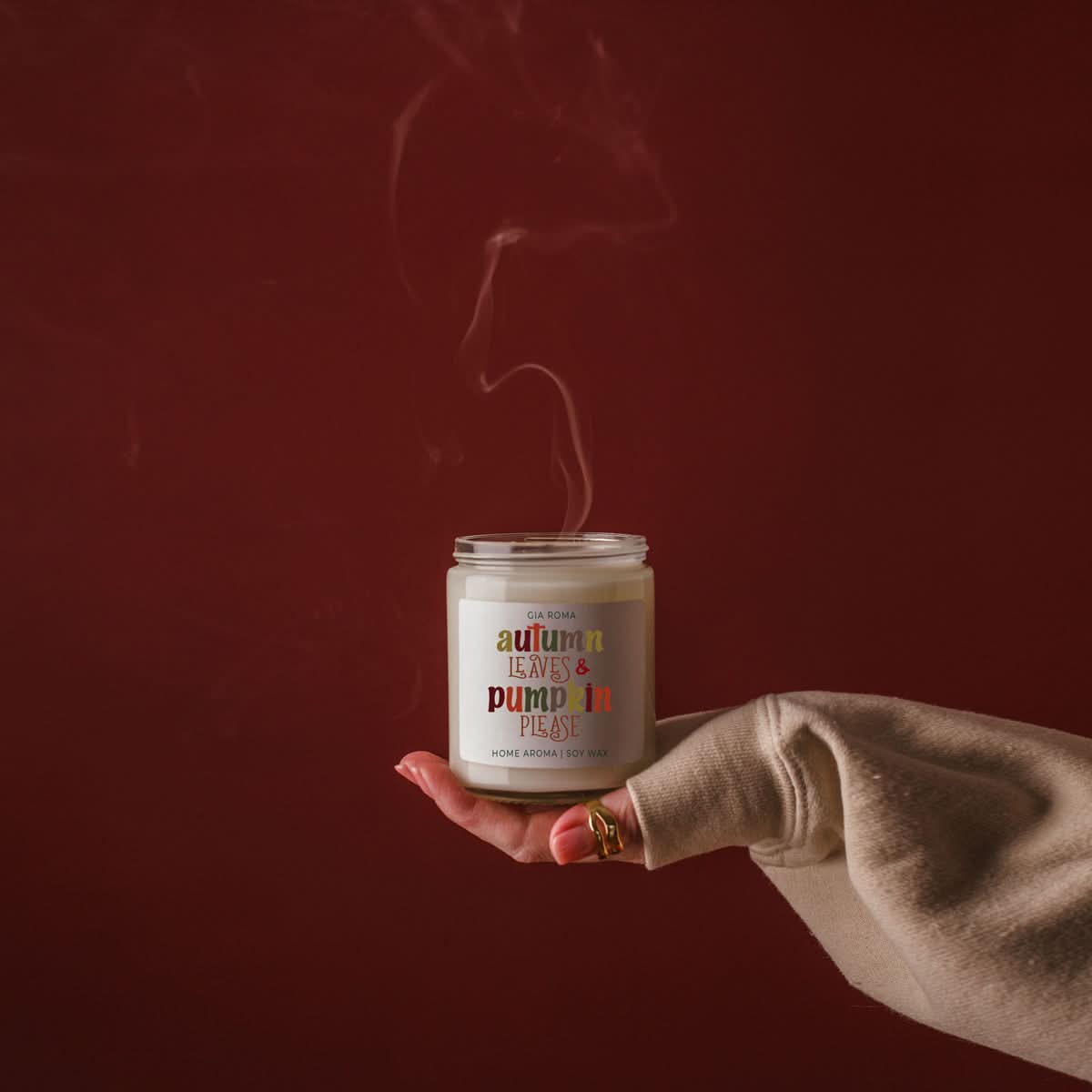 Gia Roma Candle Toasted Pumpkin Candle