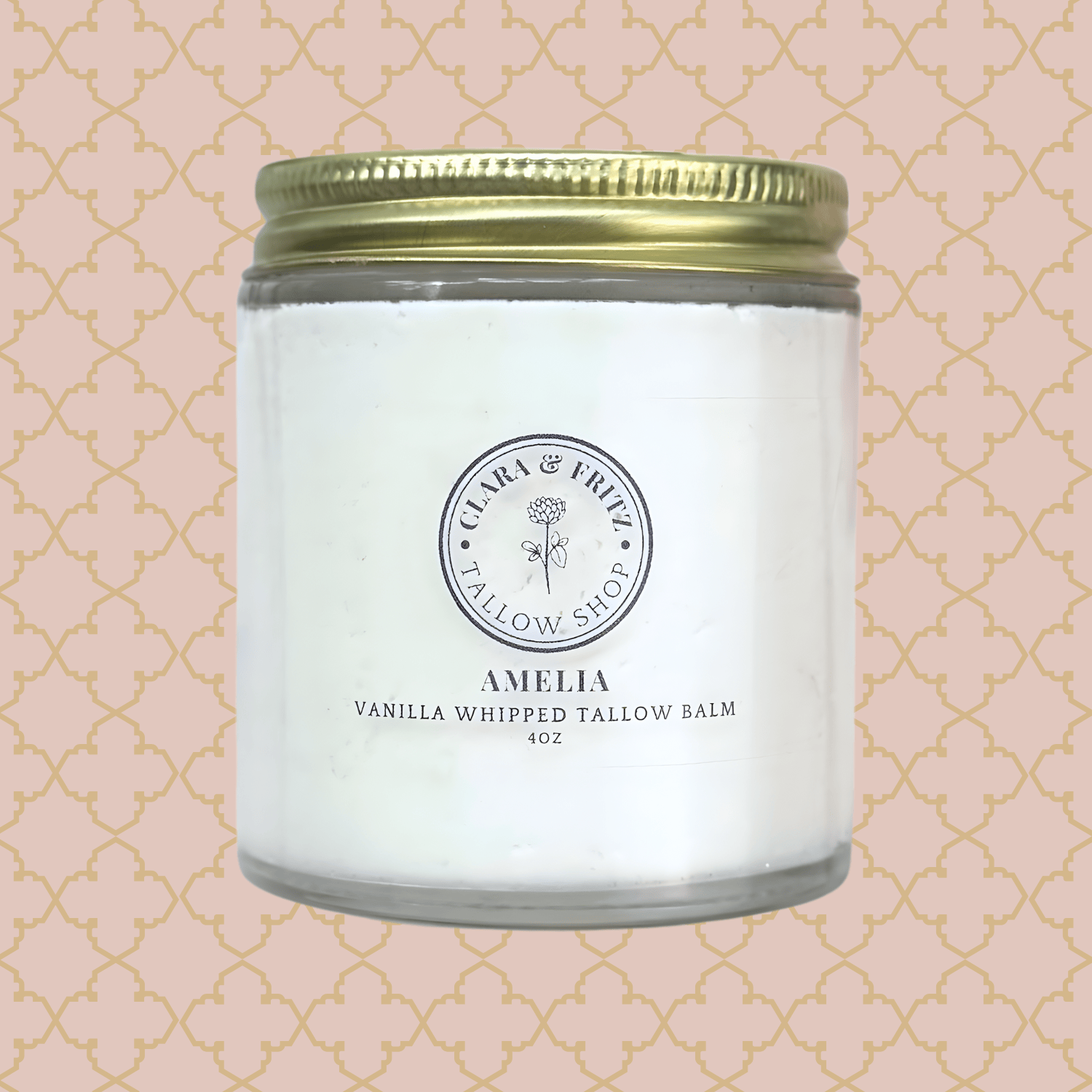 Clara & Fritz Tallow Shop Whipped Body Butter Scented Whipped Tallow Balm
