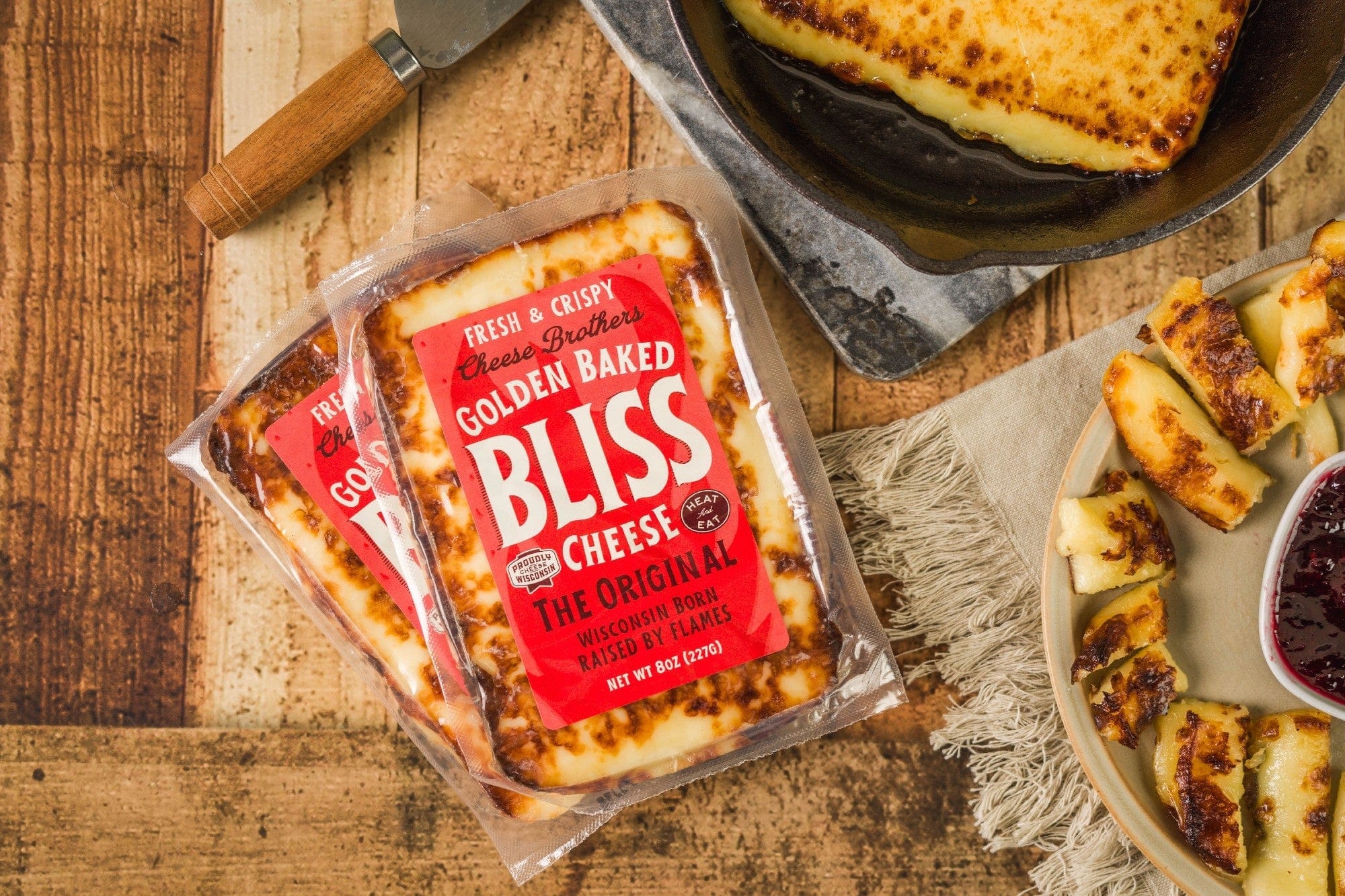 Golden Baked Bliss Cheese - My American Goods