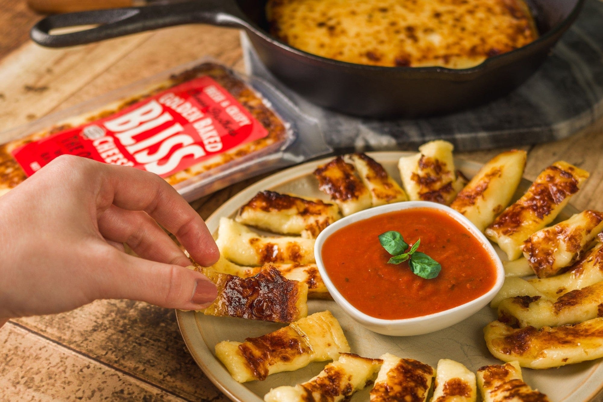 Golden Baked Bliss Cheese - My American Goods