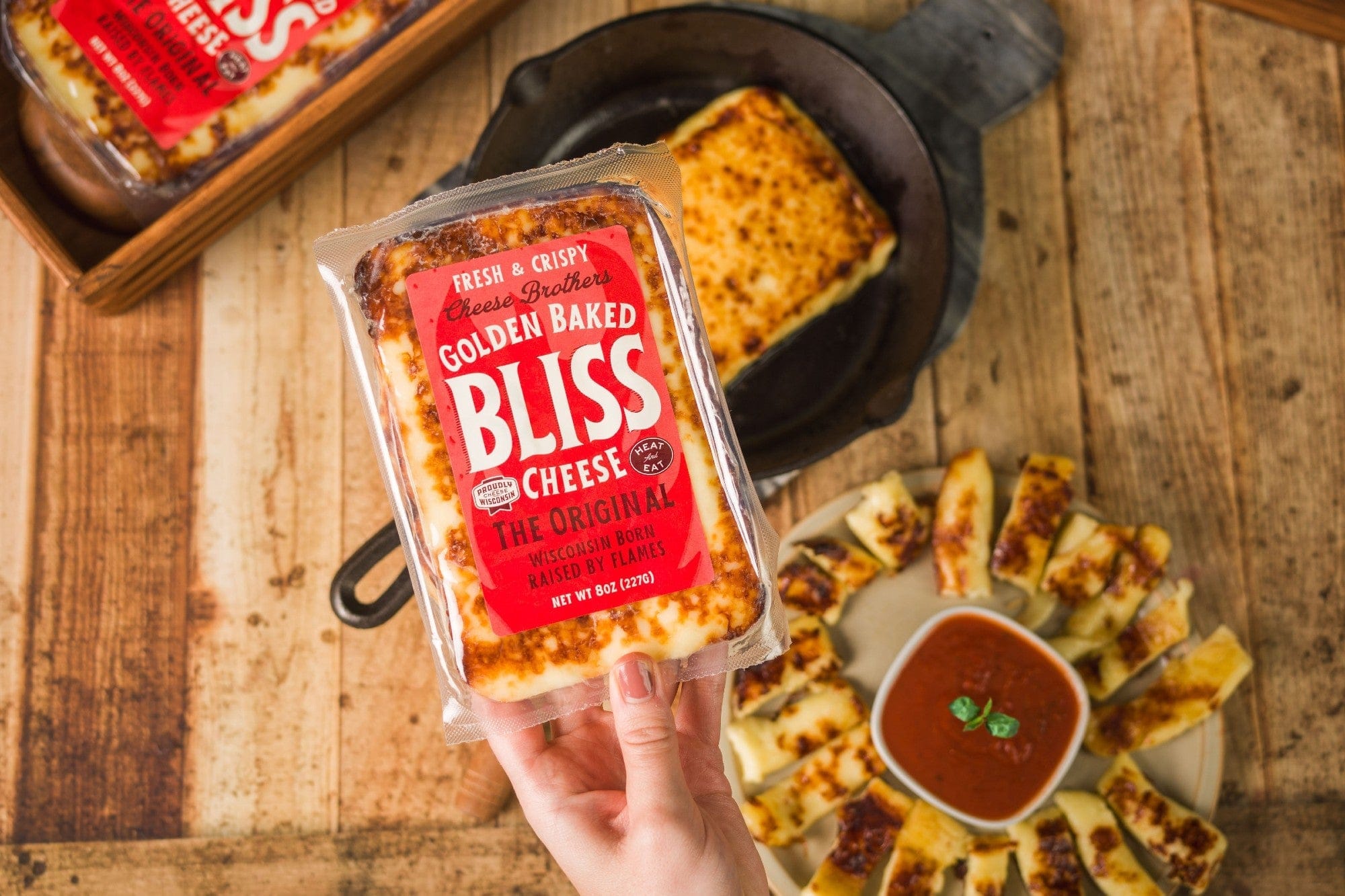 Golden Baked Bliss Cheese - My American Goods