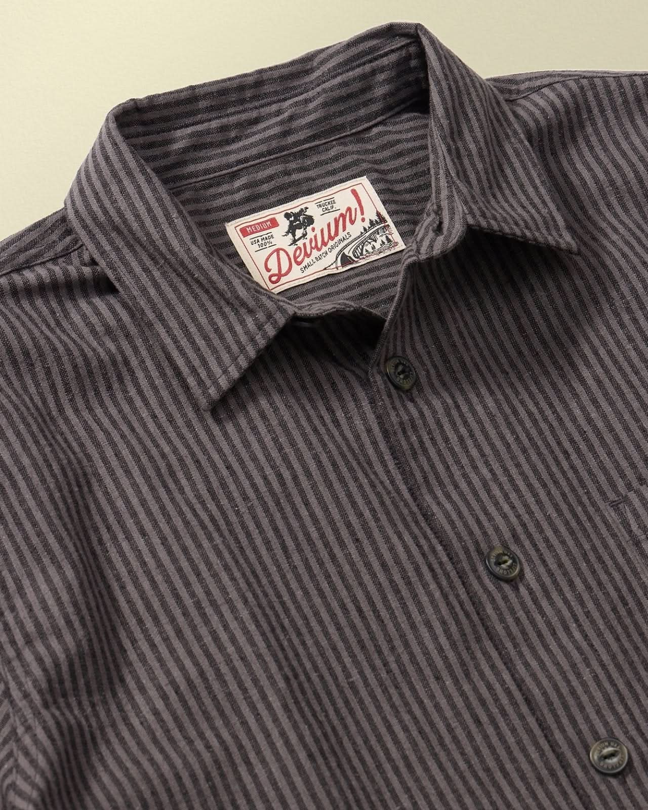 Balboa Striped Short Sleeve Shirt - My American Goods