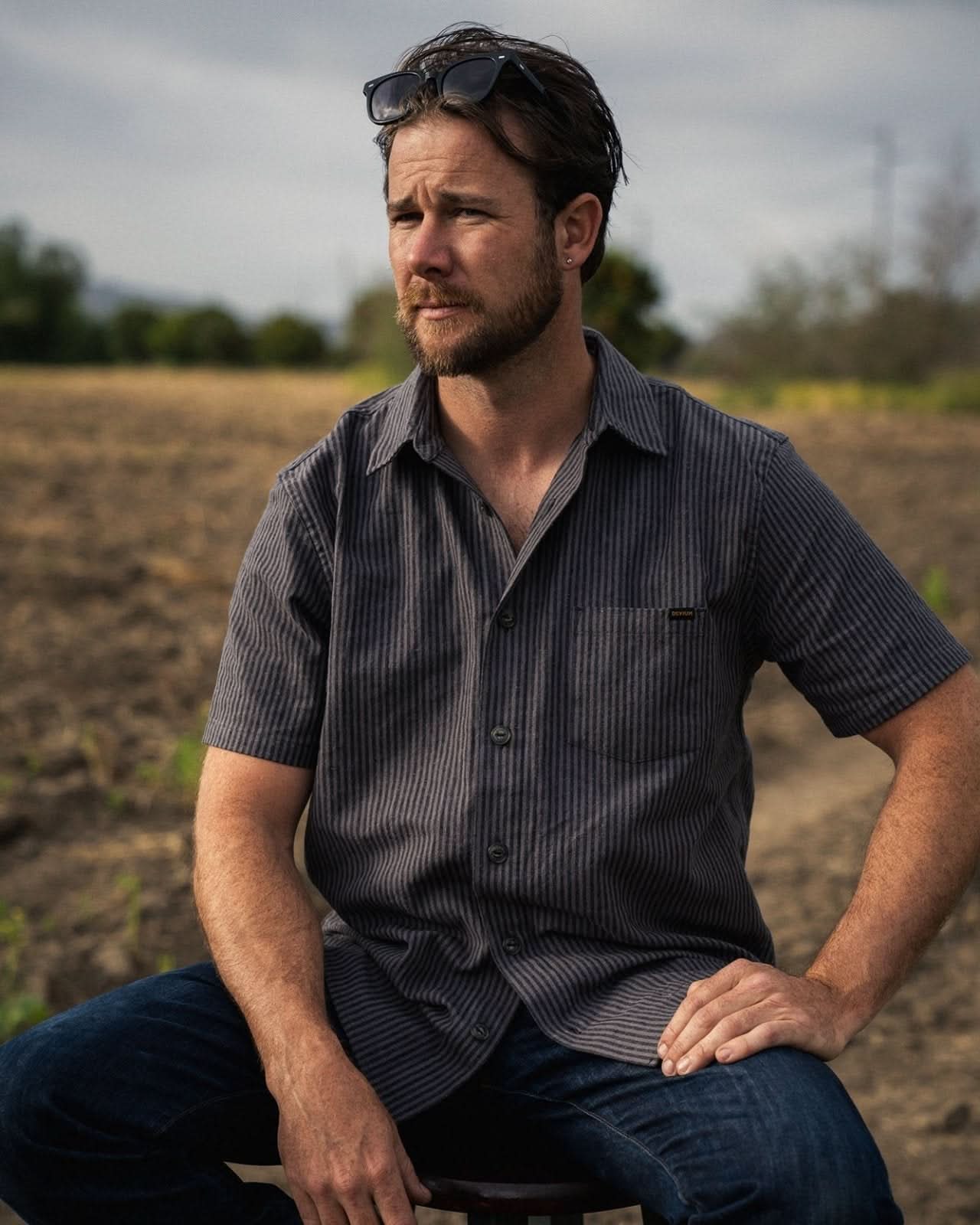 Balboa Striped Short Sleeve Shirt - My American Goods