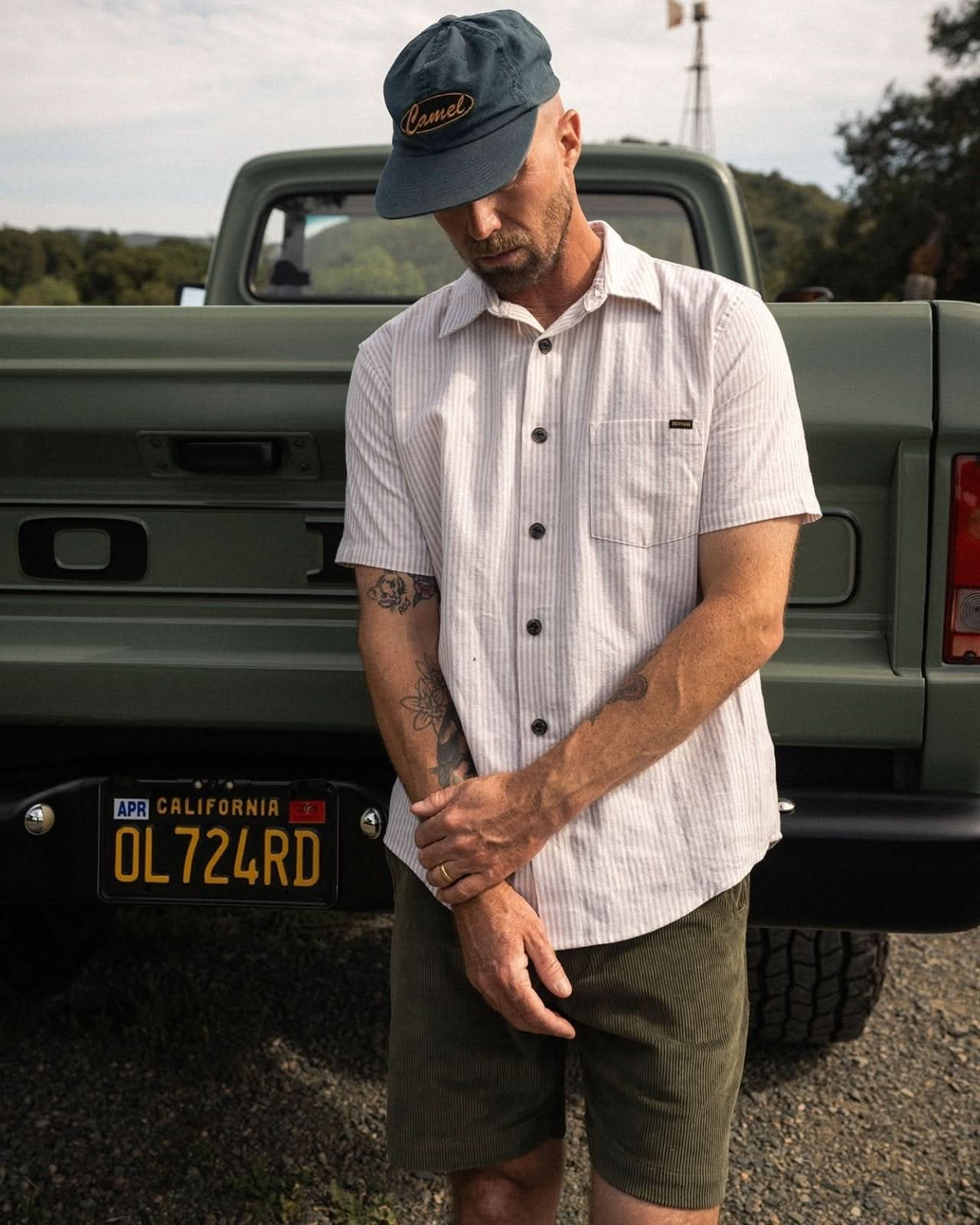 Balboa Striped Short Sleeve Shirt - My American Goods