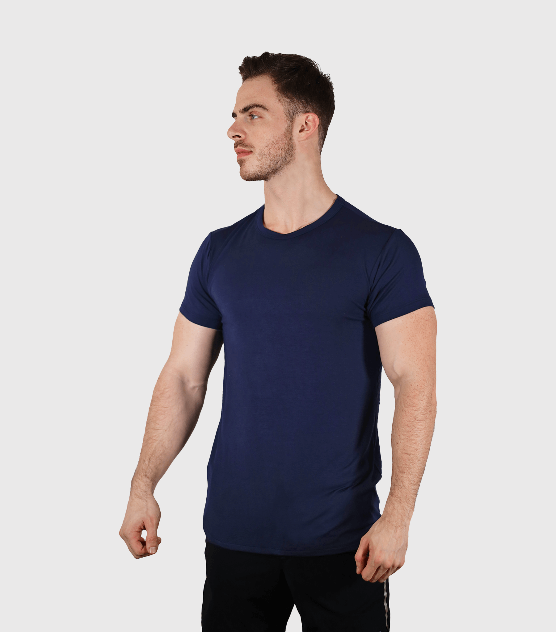 Bamtech Shirt Bamboo Aerotech T-Shirt - Navy Blue