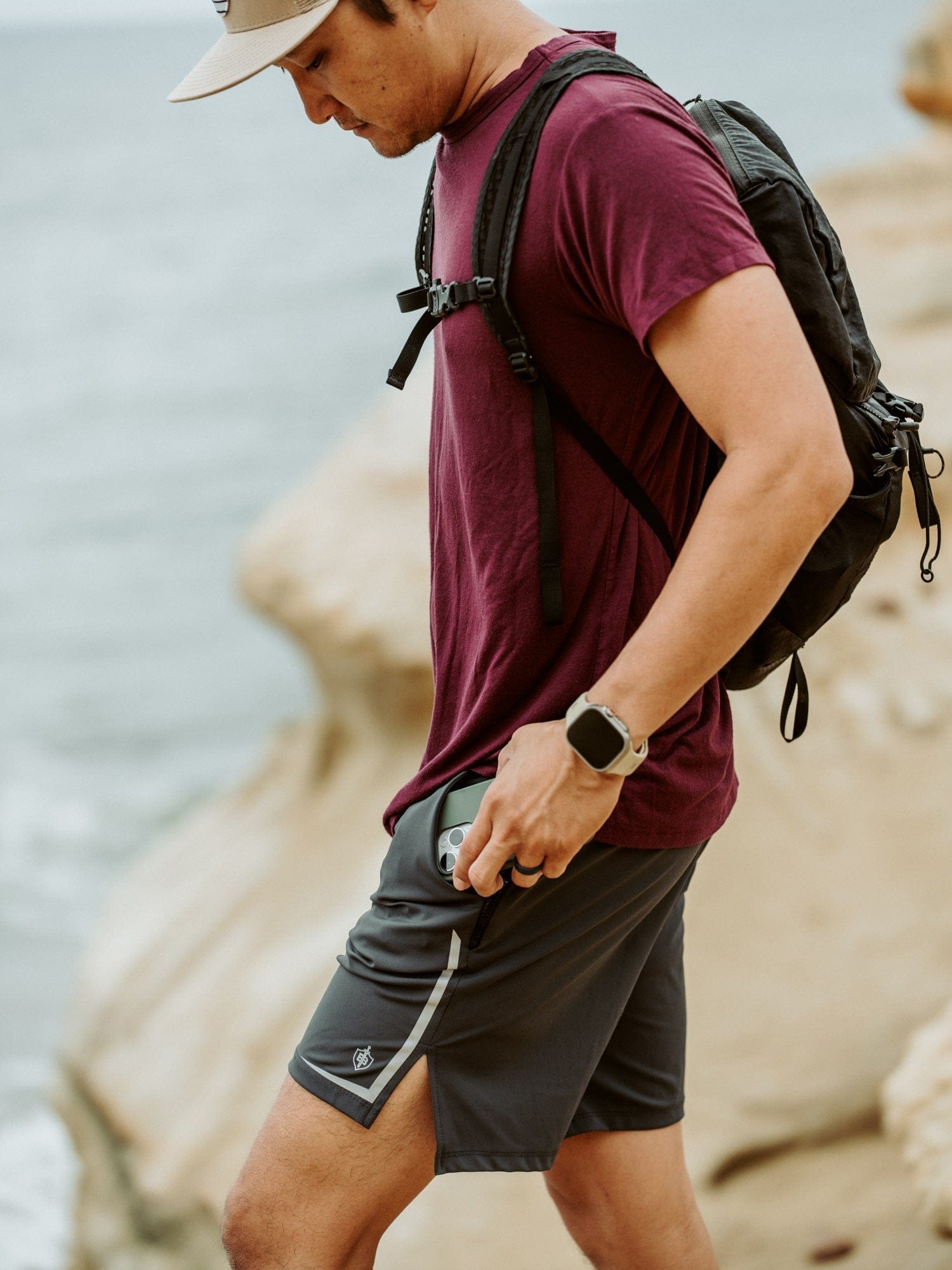 Bamtech Shirt Bamboo Aerotech T-Shirt - Navy Blue