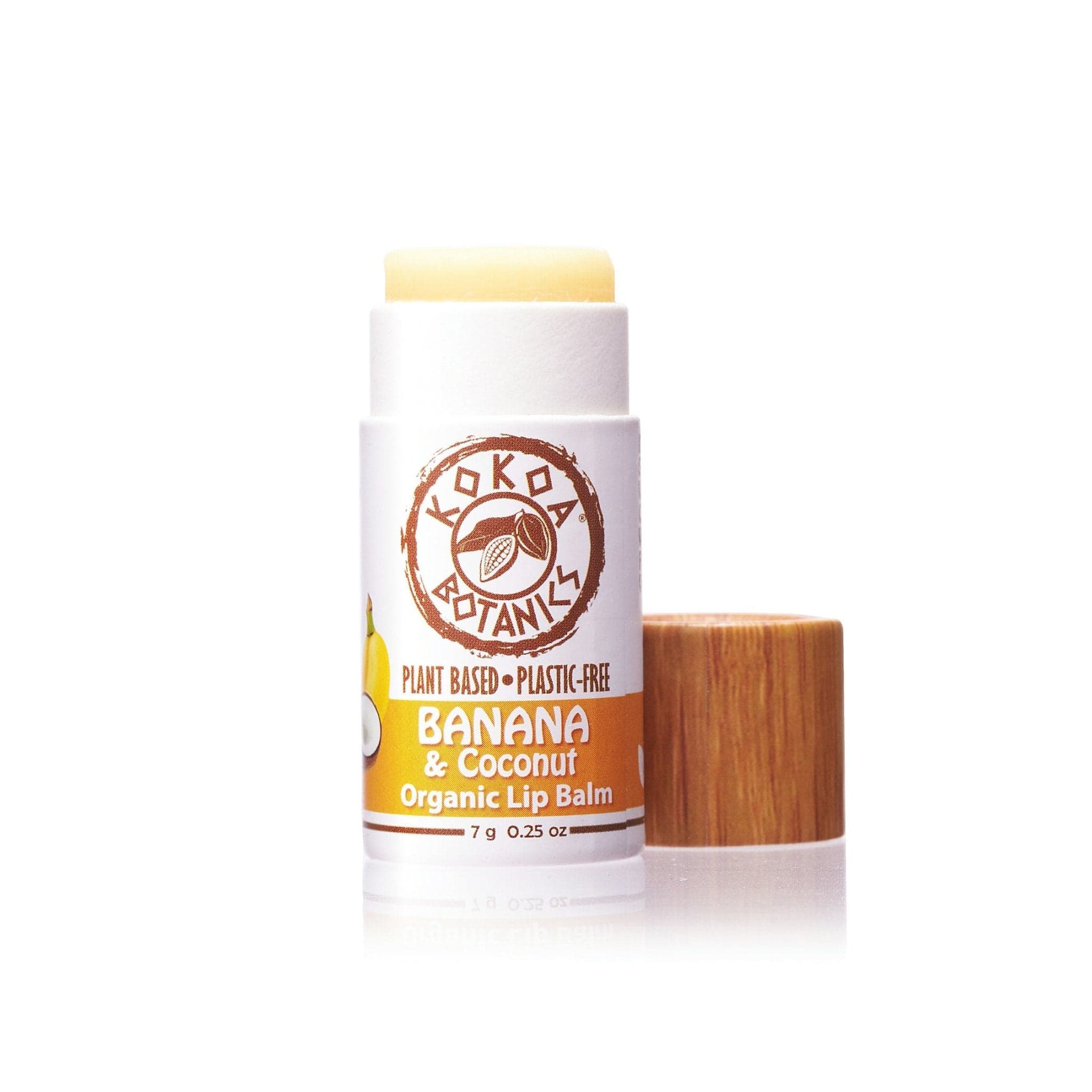 KOKOA BOTANICS Banana and Coconut - Organic Lip Balm .25 oz