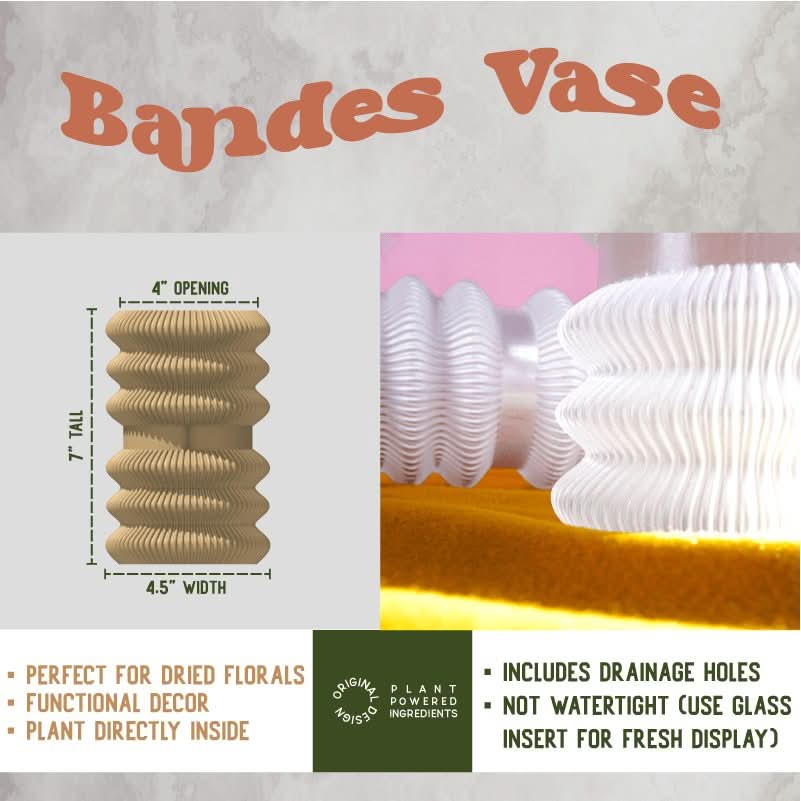 Rosebud HomeGoods Vases BANDES Vase