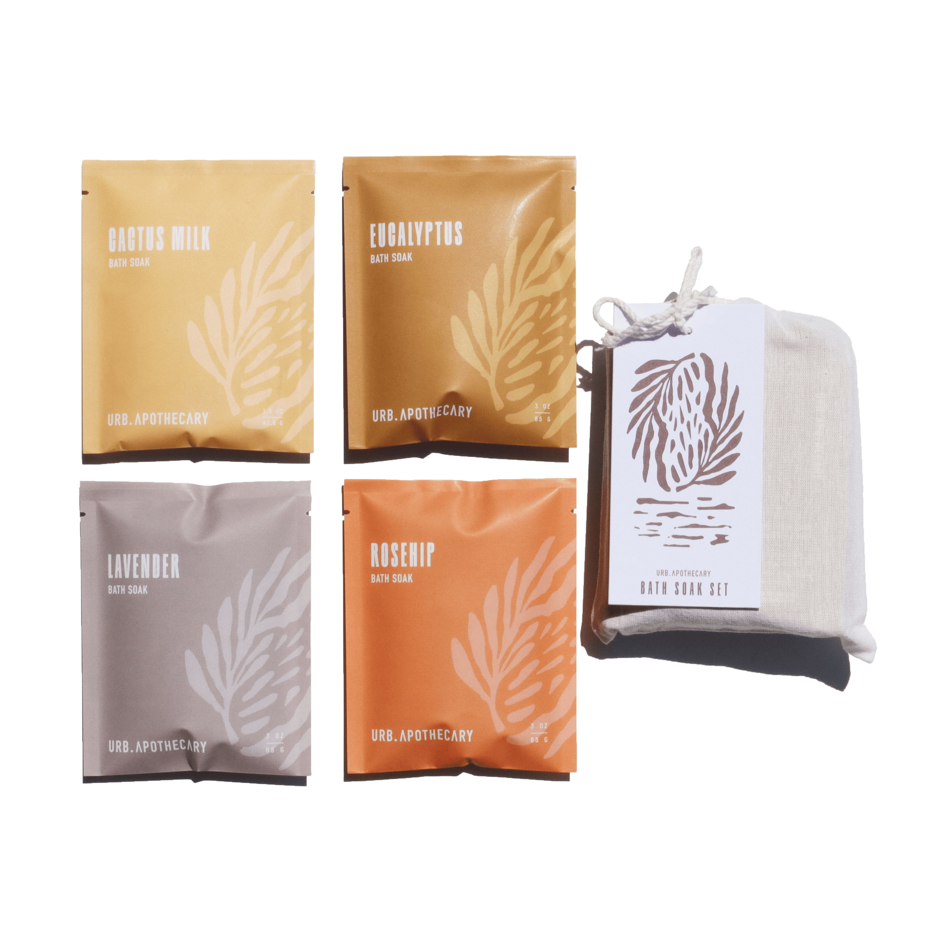 URB APOTHECARY Health & Beauty Bath Soak Set - Bundle