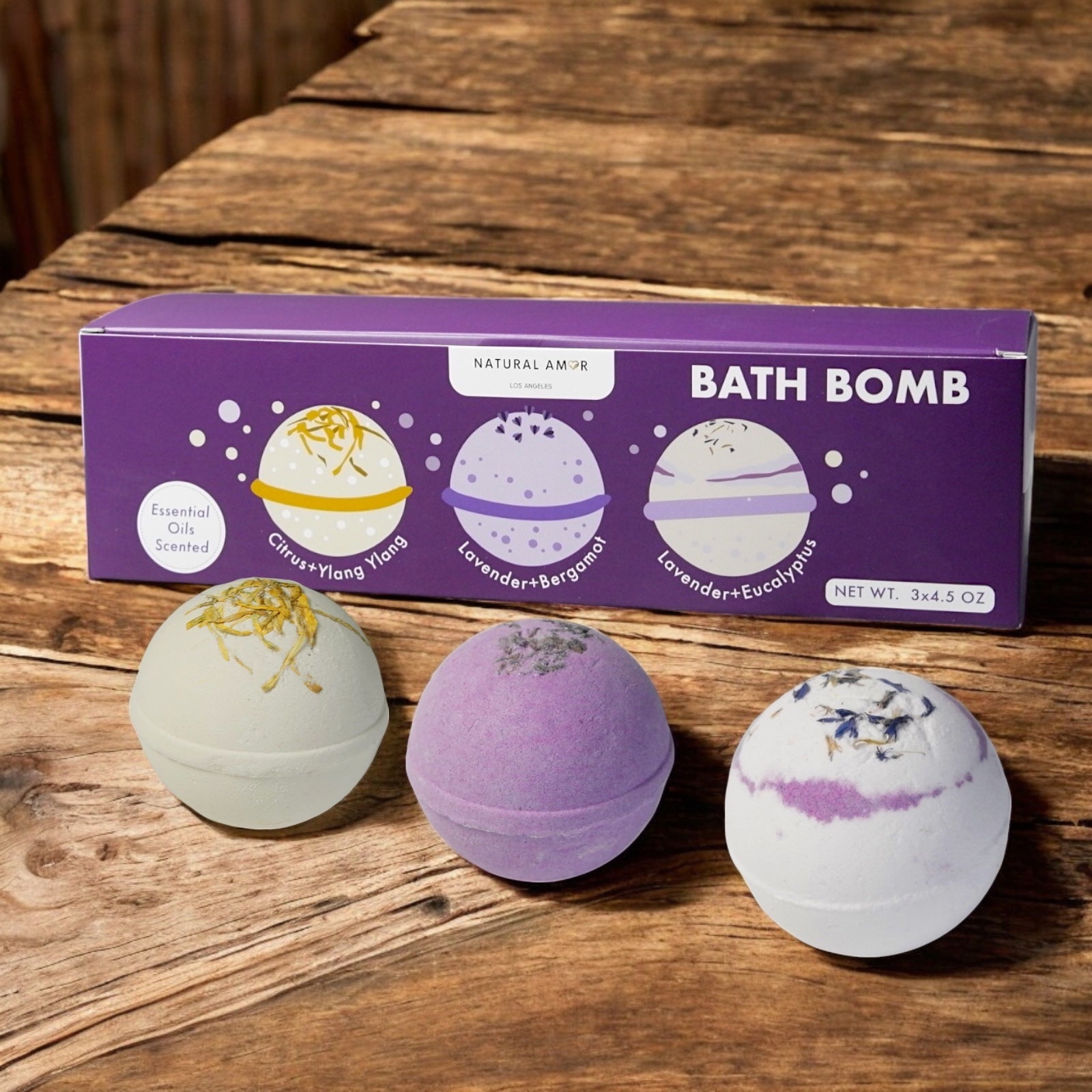 Blossom Bath Bomb 3pk - My American Goods