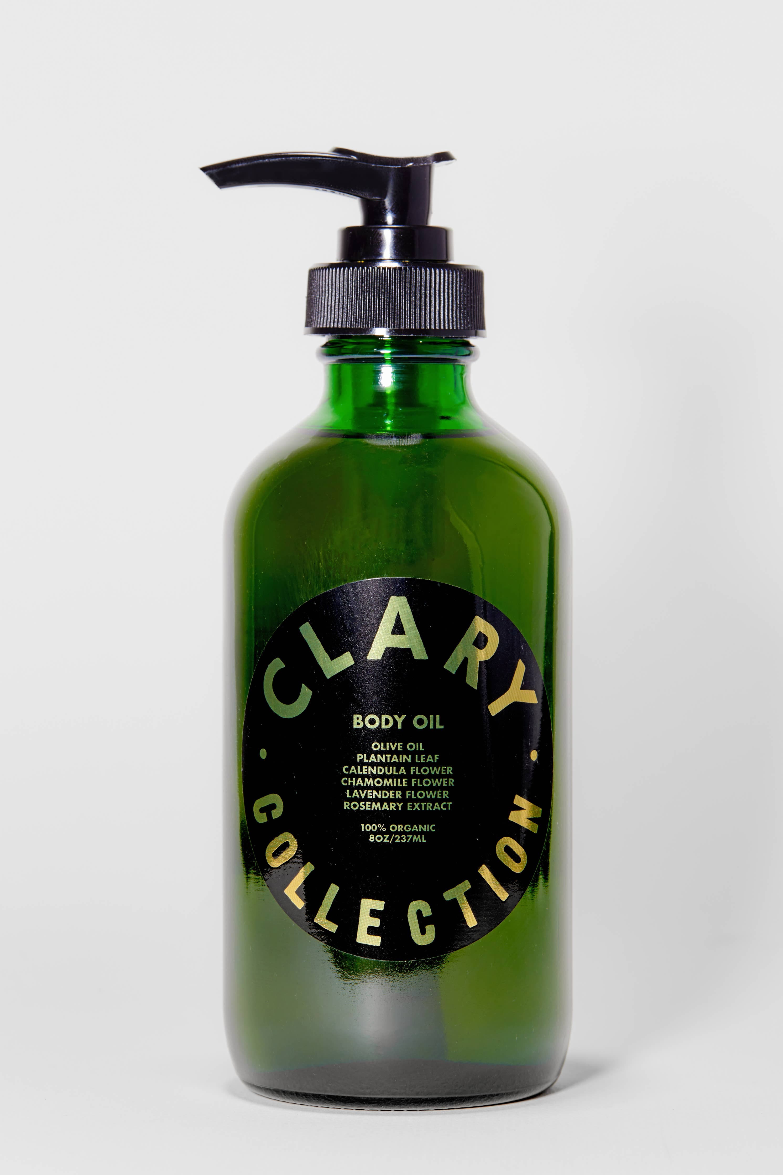 Clary Collection Moisturizer Body Oil 8oz