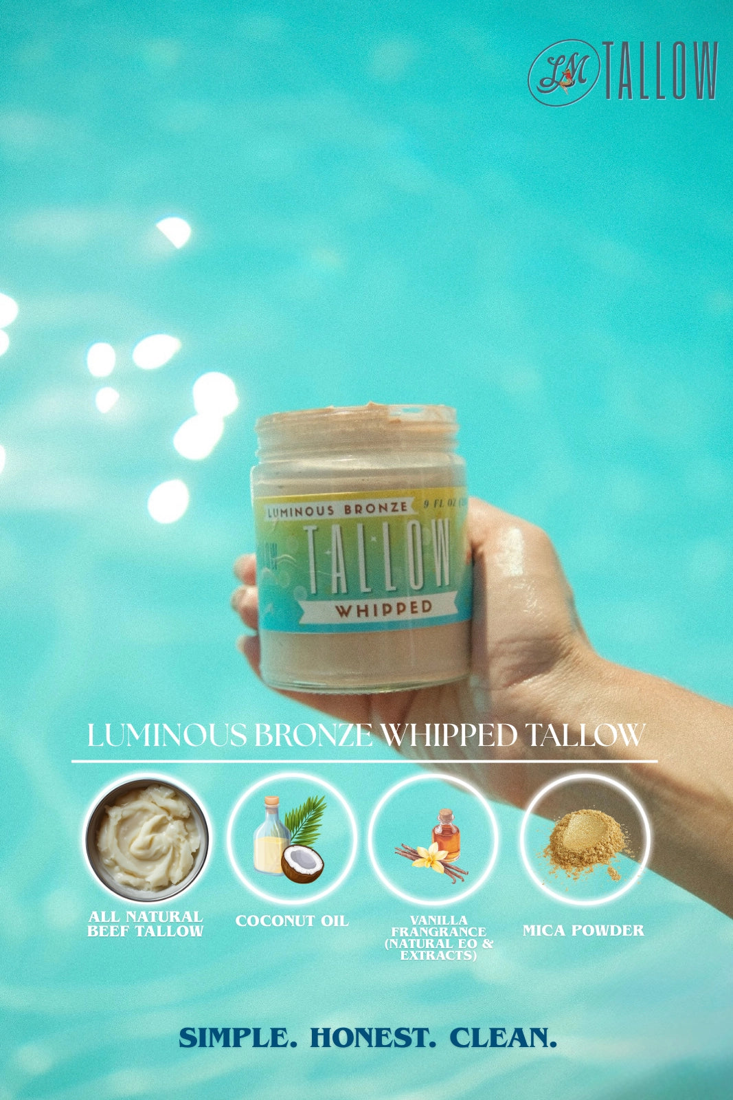 Luminous Bronze Whipped Tallow Moisturizer
