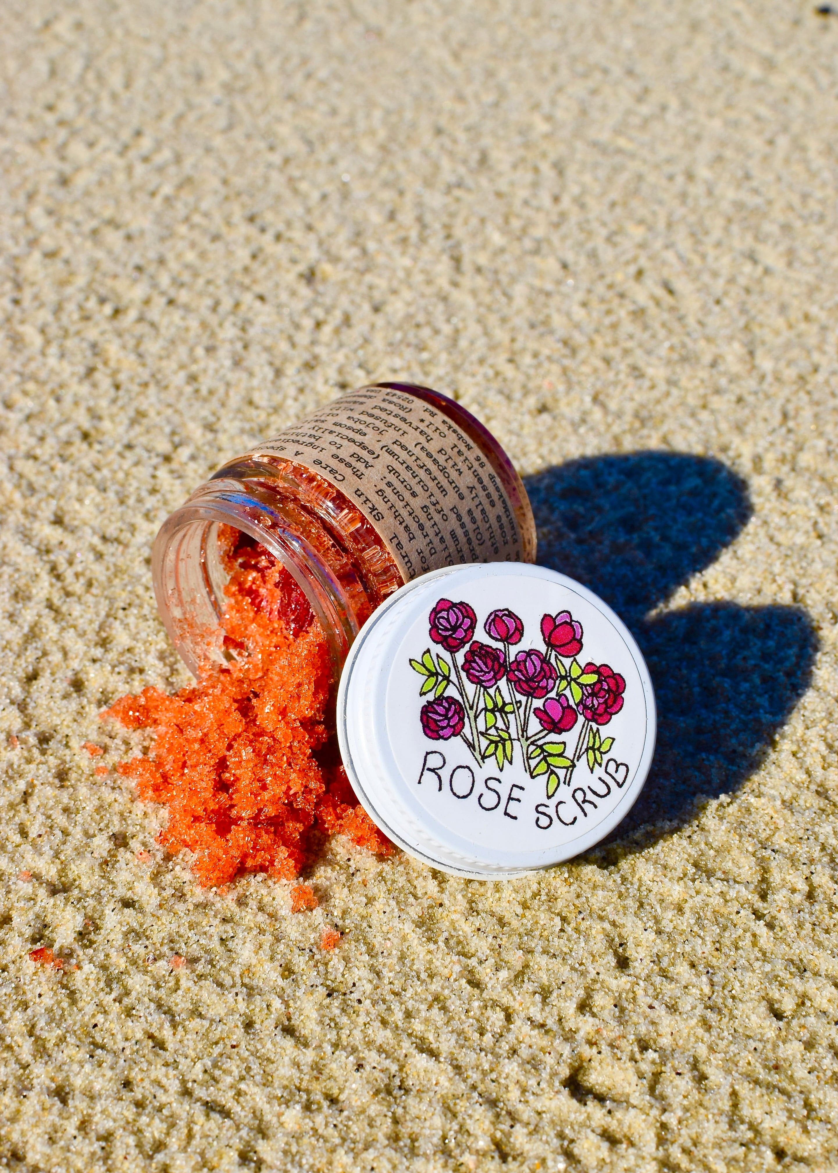plant makeup Beach Rose Scrub