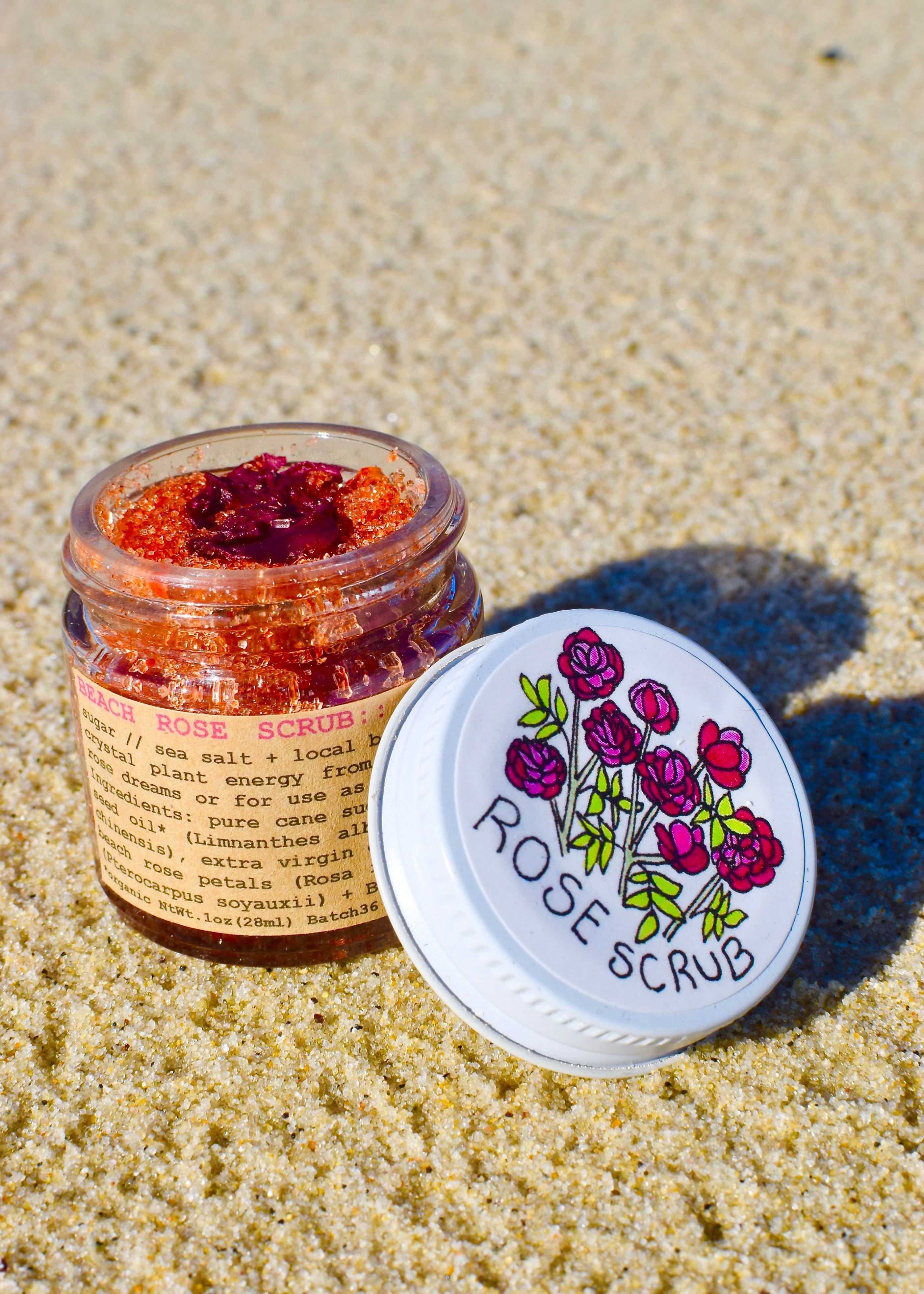 plant makeup Beach Rose Scrub