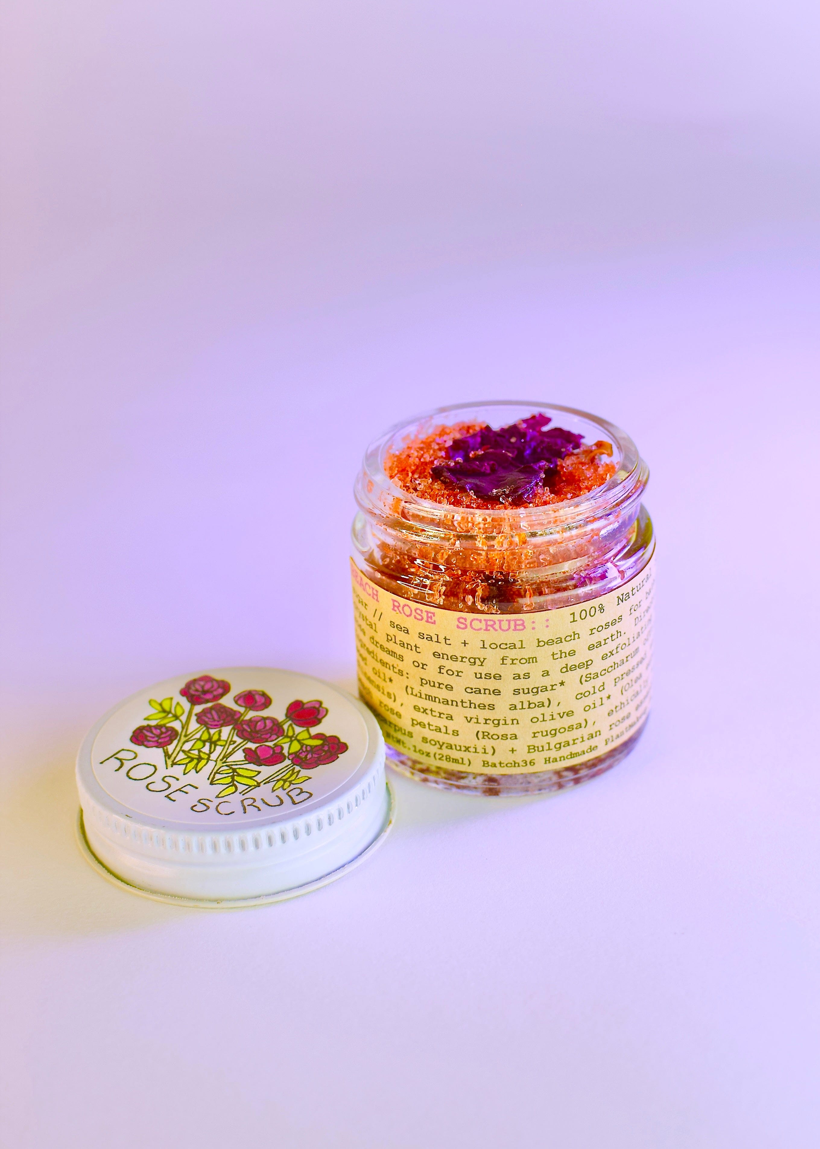 plant makeup Beach Rose Scrub
