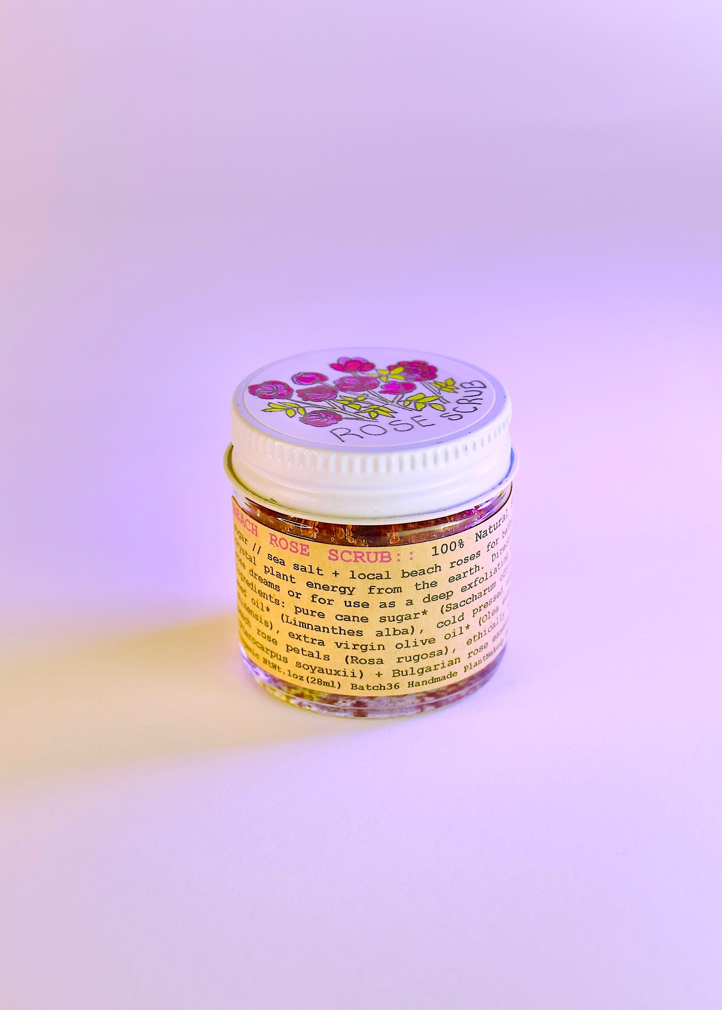 plant makeup Beach Rose Scrub