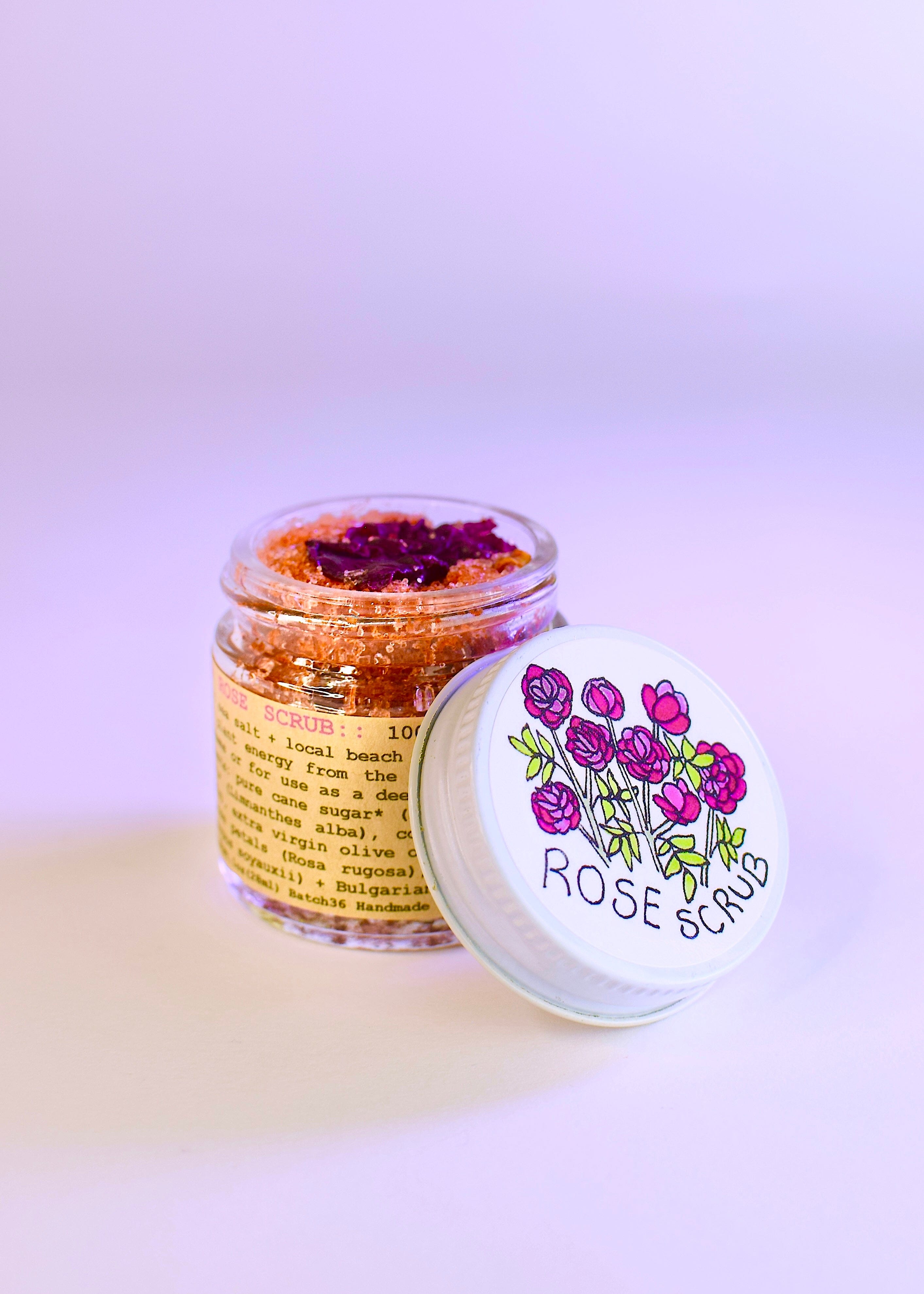 plant makeup Beach Rose Scrub