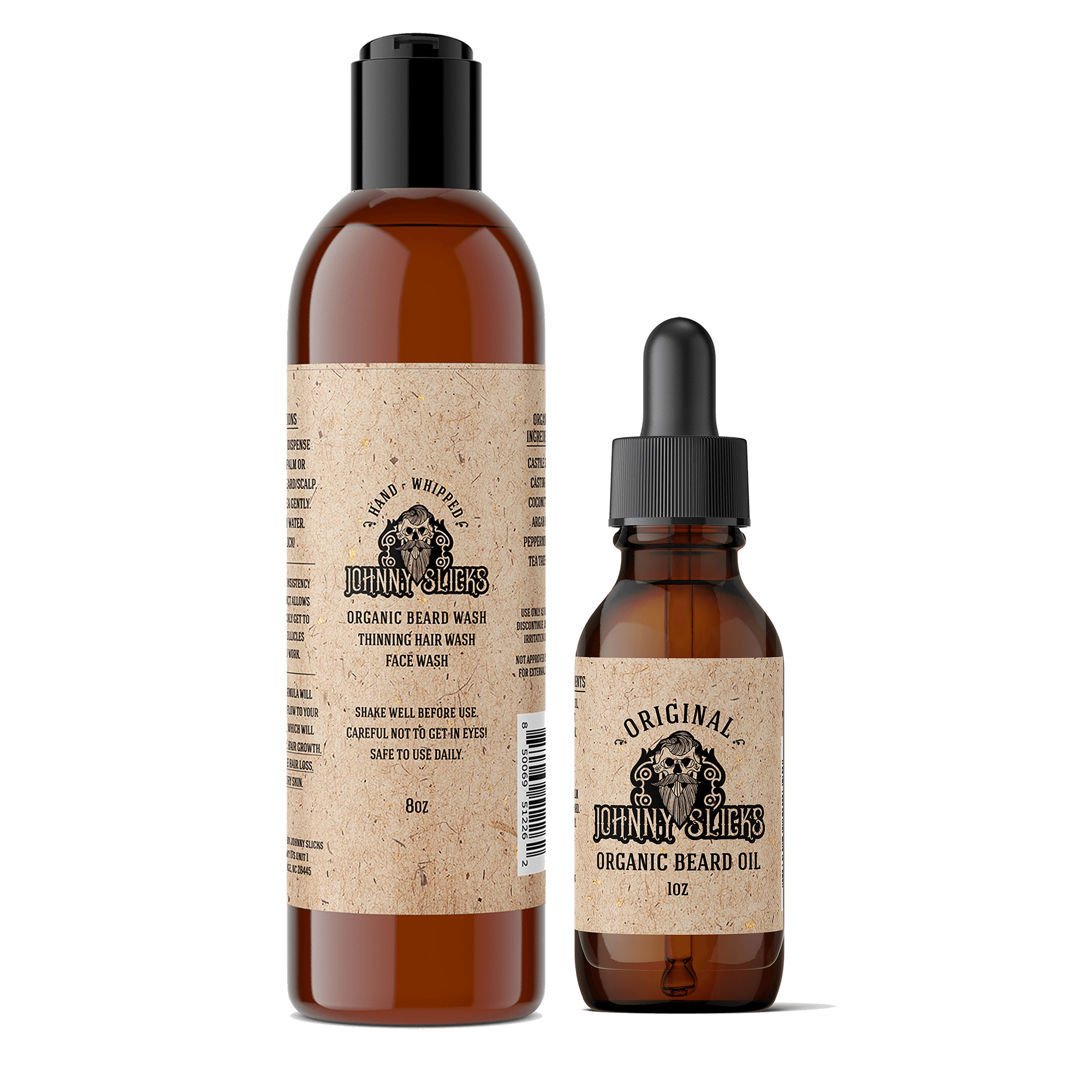 Johnny Slicks Beard Oil Beard Growth Kit