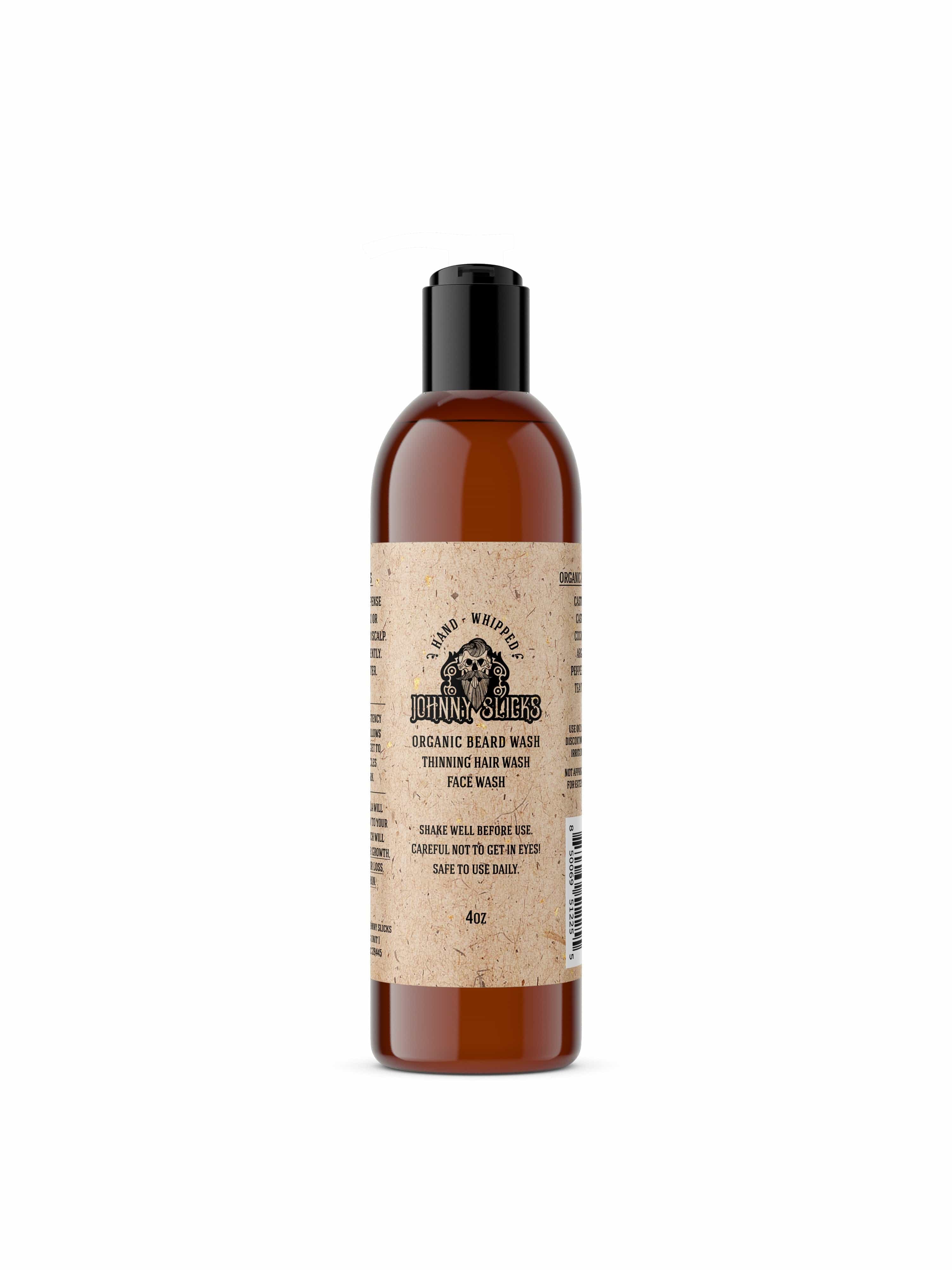 Johnny Slicks Beard Wash Organic Hand Whipped Beard Wash