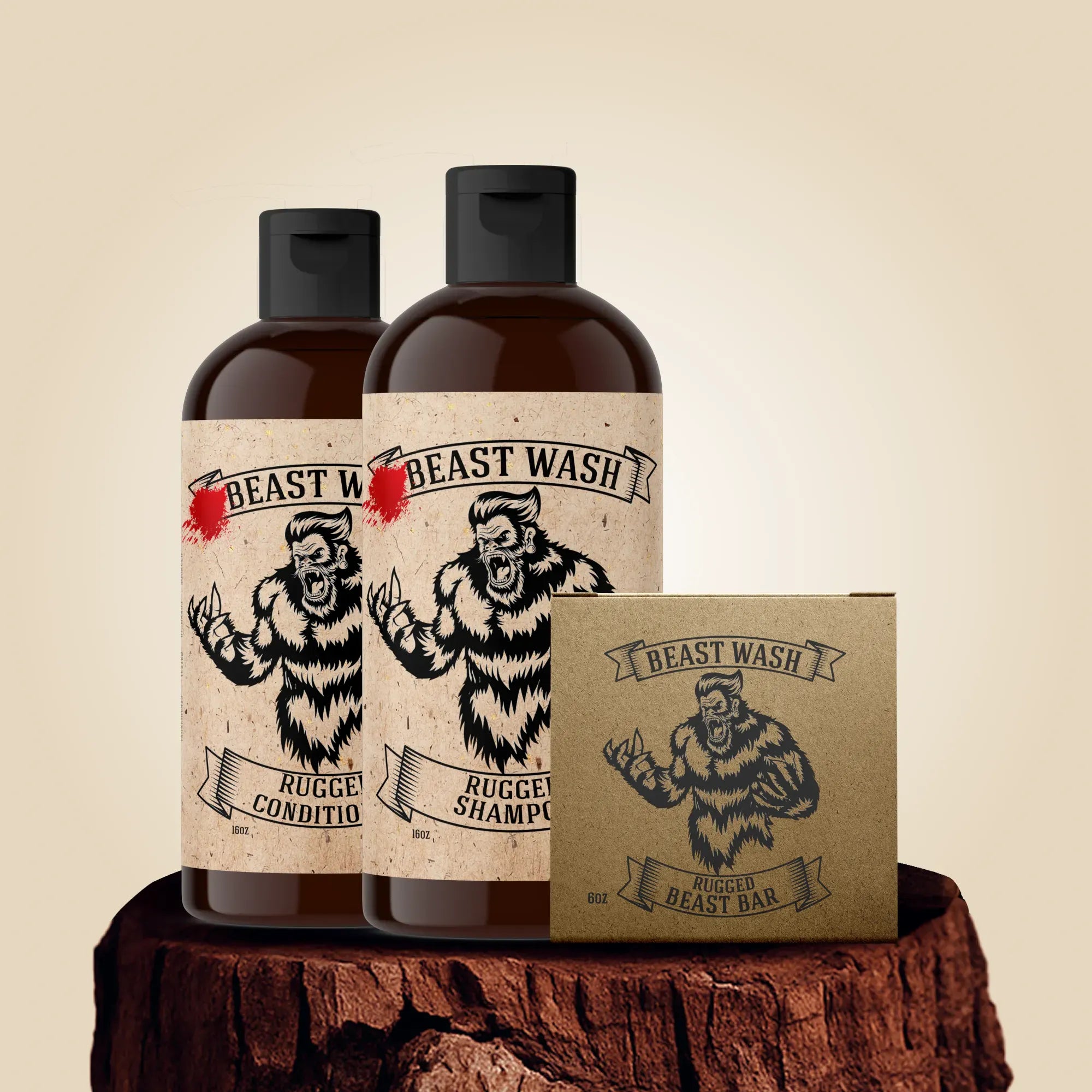 Johnny Slicks Rugged-Bar Beast Wash Shower Set