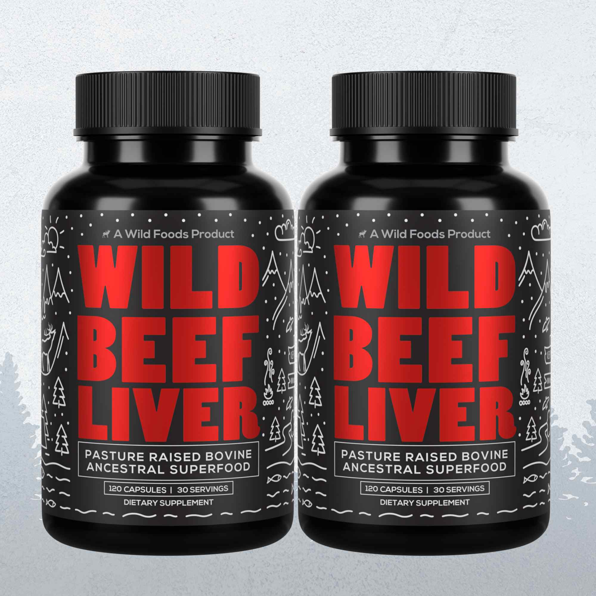 Grass-Fed Beef Liver Capsules, 30 servings – Vitality & Immune Boost from Ancestral Nutrition - My American Goods