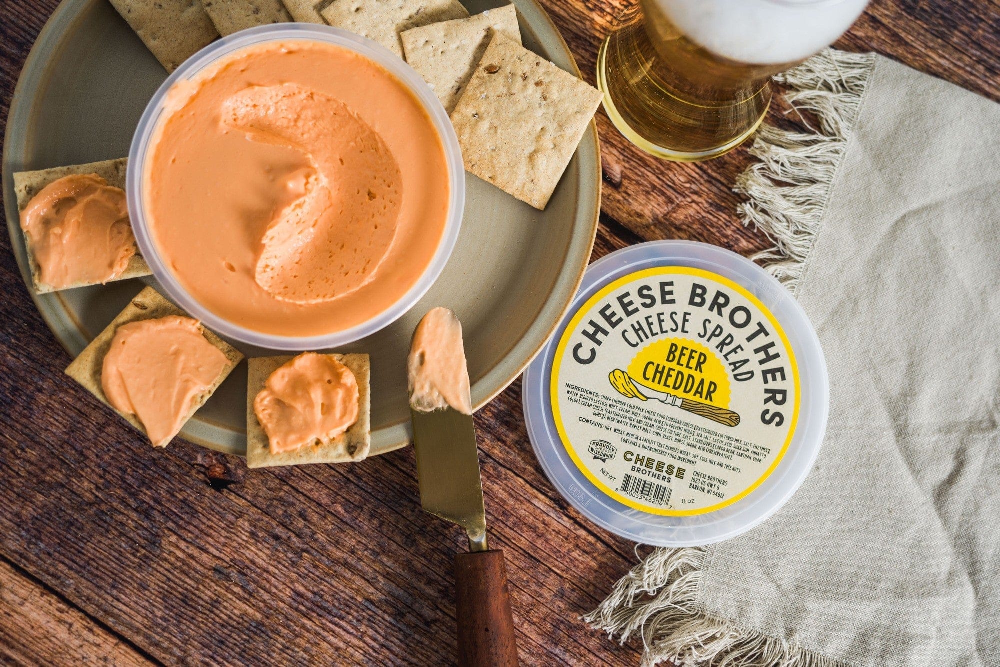 Cheese Brothers, Inc. Cheese Spreads Beer Cheddar Cheese Spread