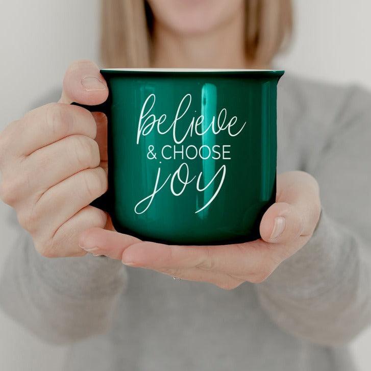 Gia Roma Coffee Mug, Believe & Joy Mug