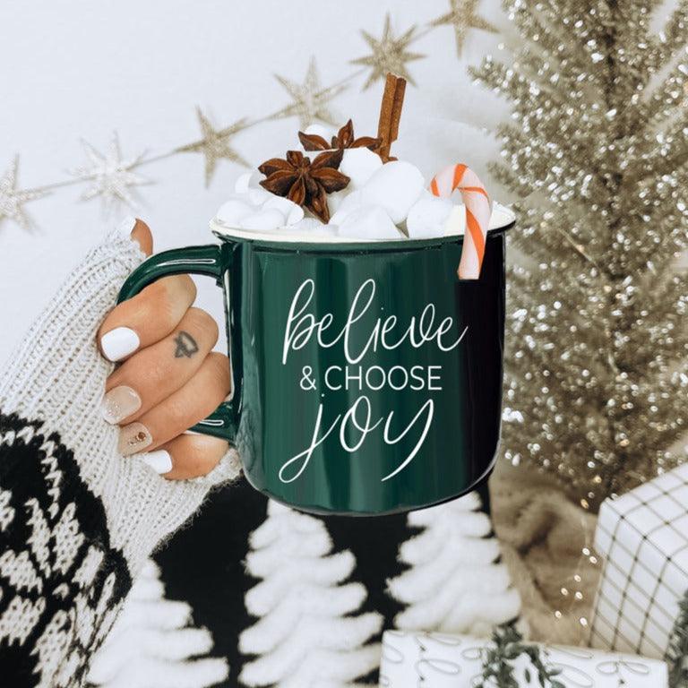 Gia Roma Coffee Mug, Believe & Joy Mug
