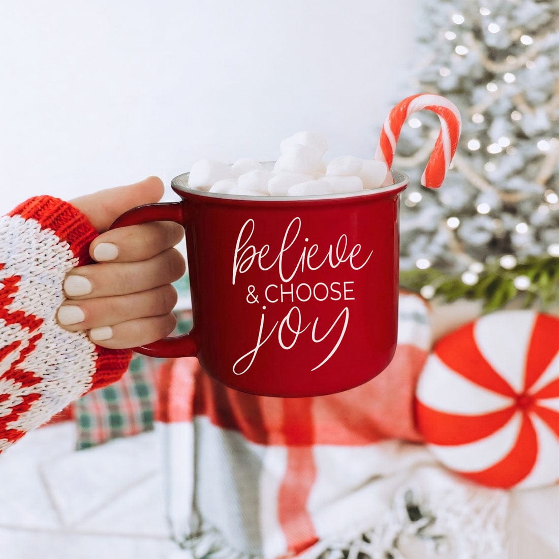 Gia Roma Coffee Mug, Believe & Joy Mug
