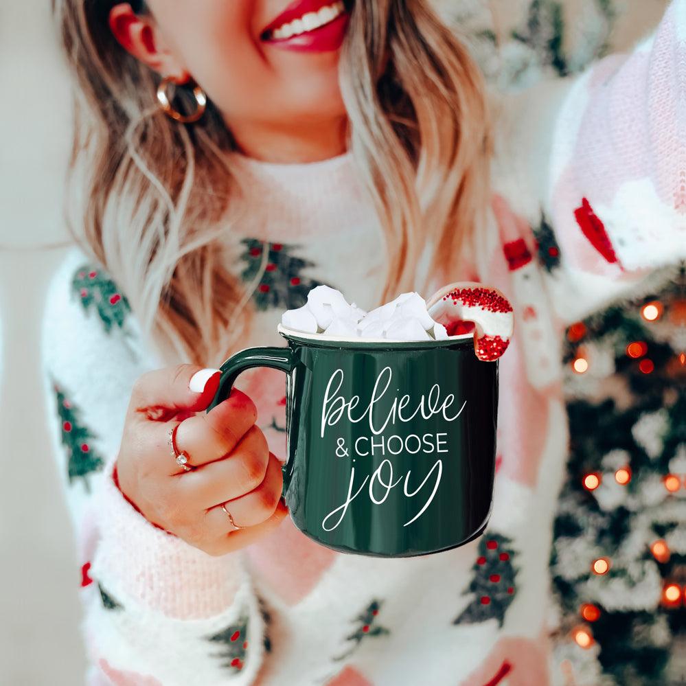 Gia Roma Coffee Mug, Believe & Joy Mug