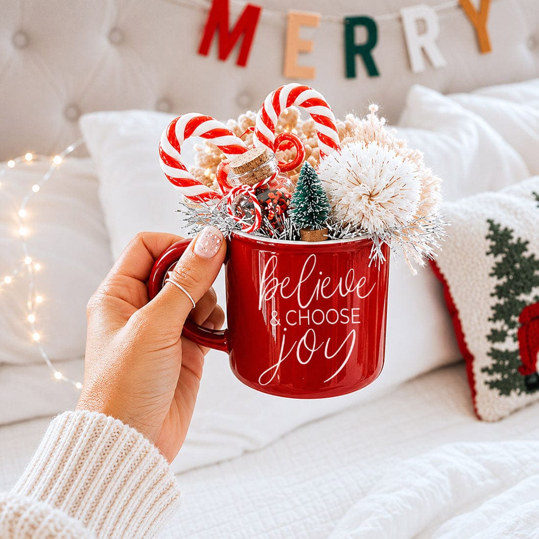Gia Roma Coffee Mug, Believe & Joy Mug