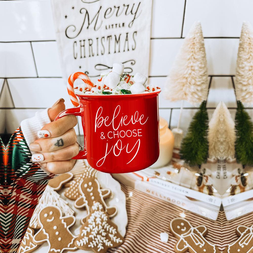 Gia Roma Coffee Mug, Believe & Joy Mug