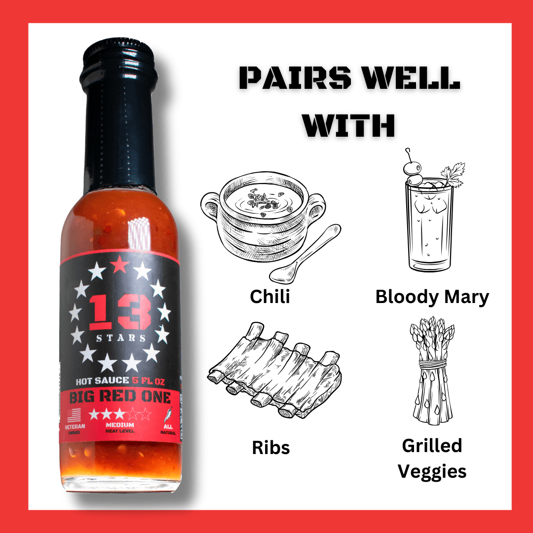 13 Stars Hot Sauce Hot Sauce 13 Stars Hot Sauce Big Red One