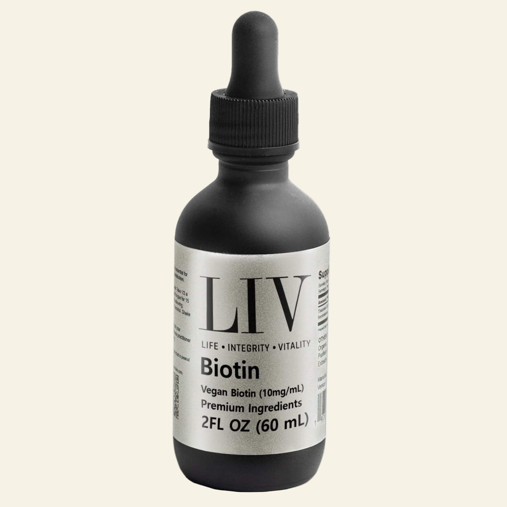 Biotin Liquid Skin Nutrients (Vegan, 10,000mcg each, 60 Servings) - My American Goods