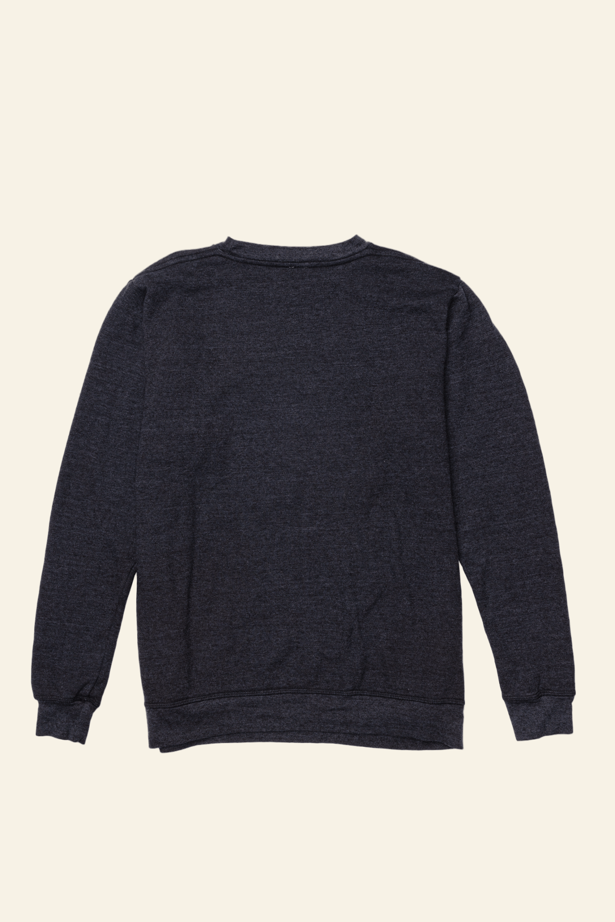 Black sweatshirt on a white background